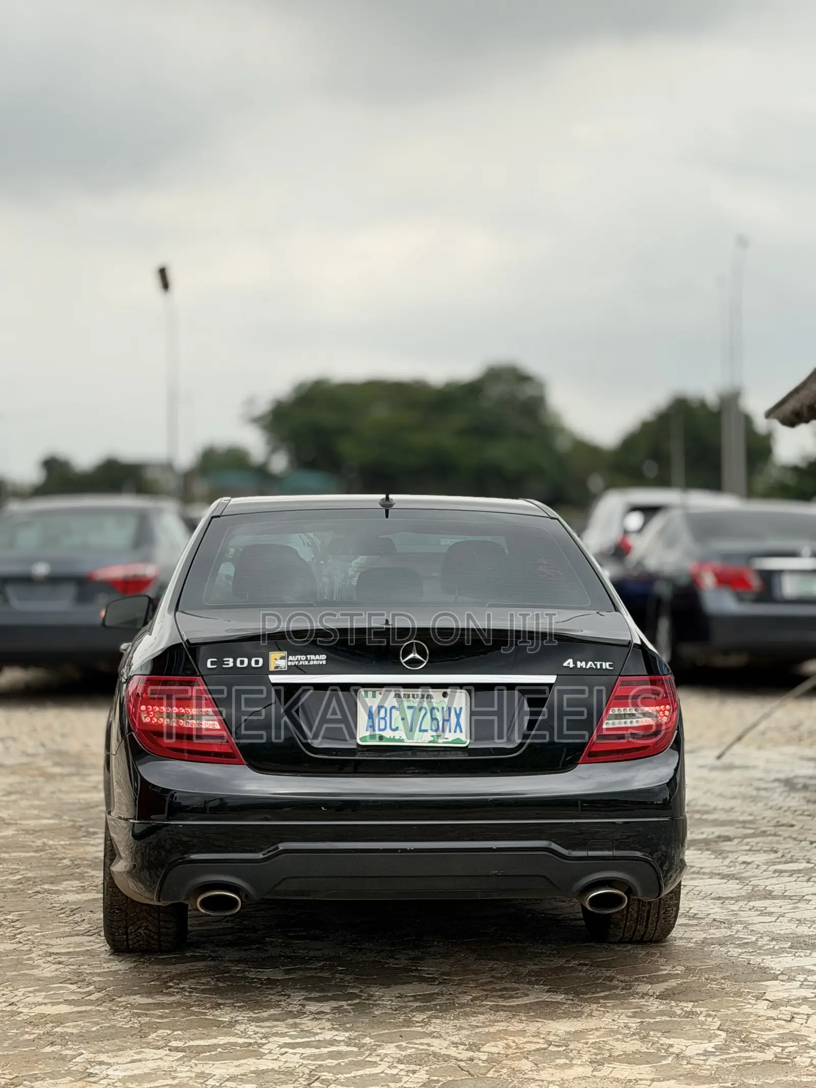 Mercedes-Benz C300 Luxury 4Matic Sedan AWD (3.5L 6cyl 7A) 2013 Black