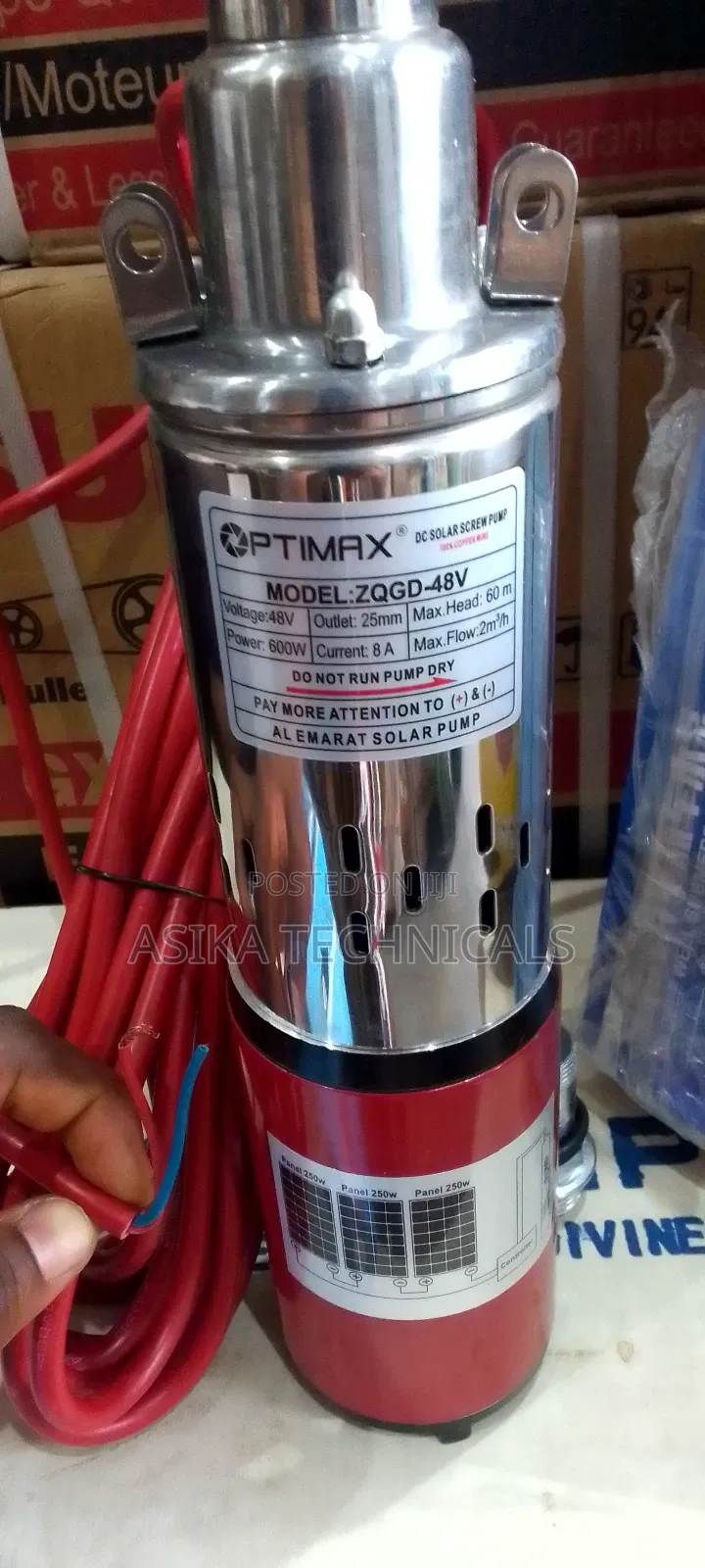 Optimax Solar Pump Summersible