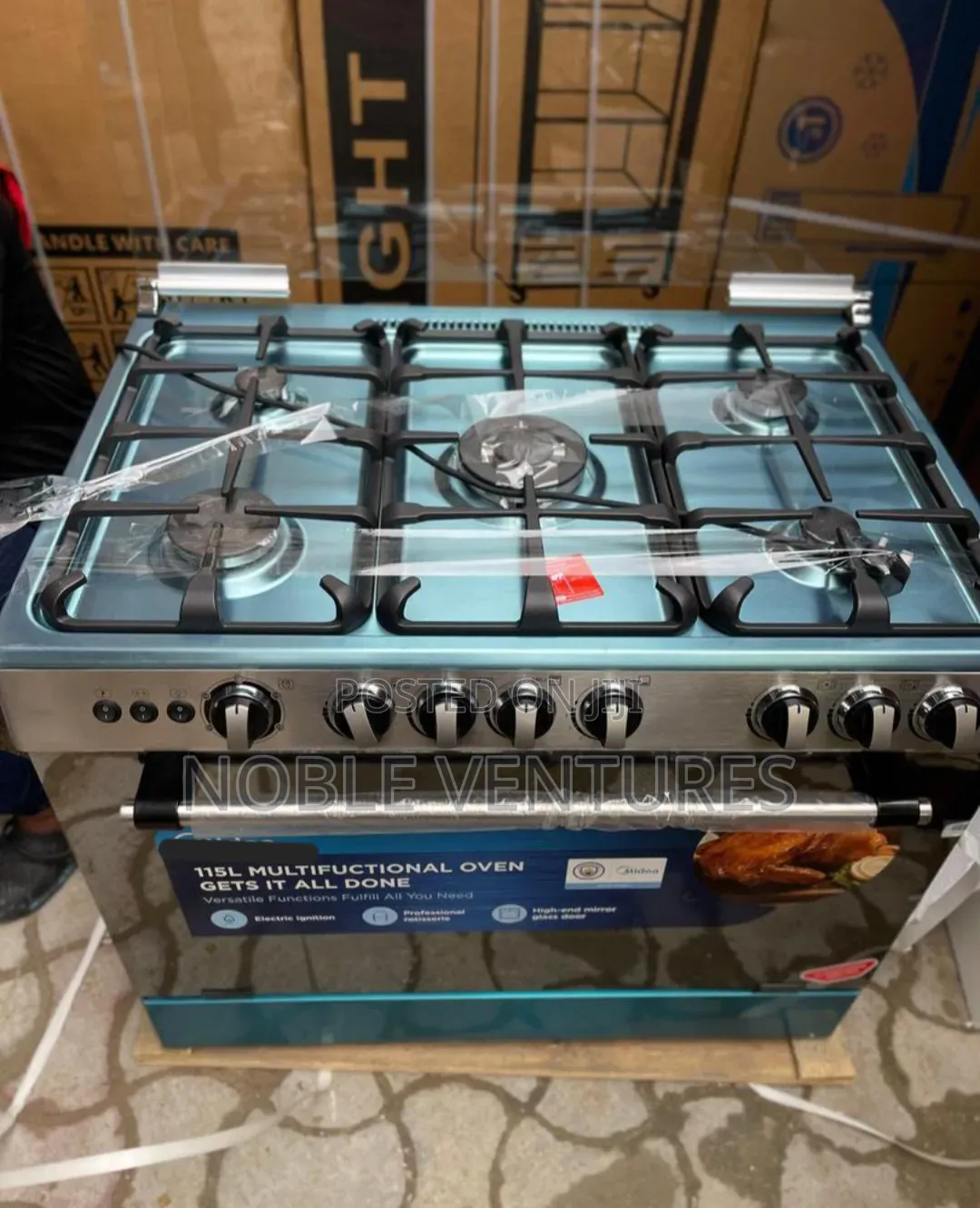 Original Bosch Luxury 5burner Freestand Gas Cooker 90cm