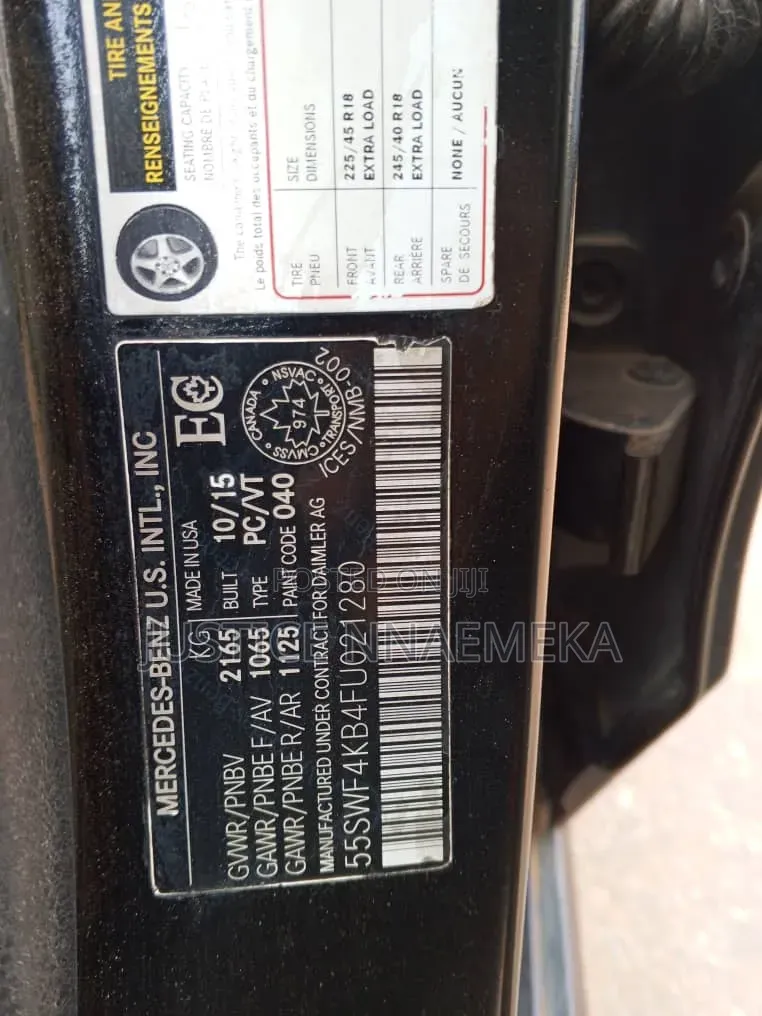 Mercedes-Benz C300 2015 Black