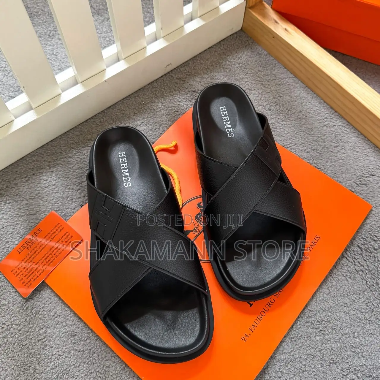 Original New Hermes Paris Slides Now Back in Shop Order Now