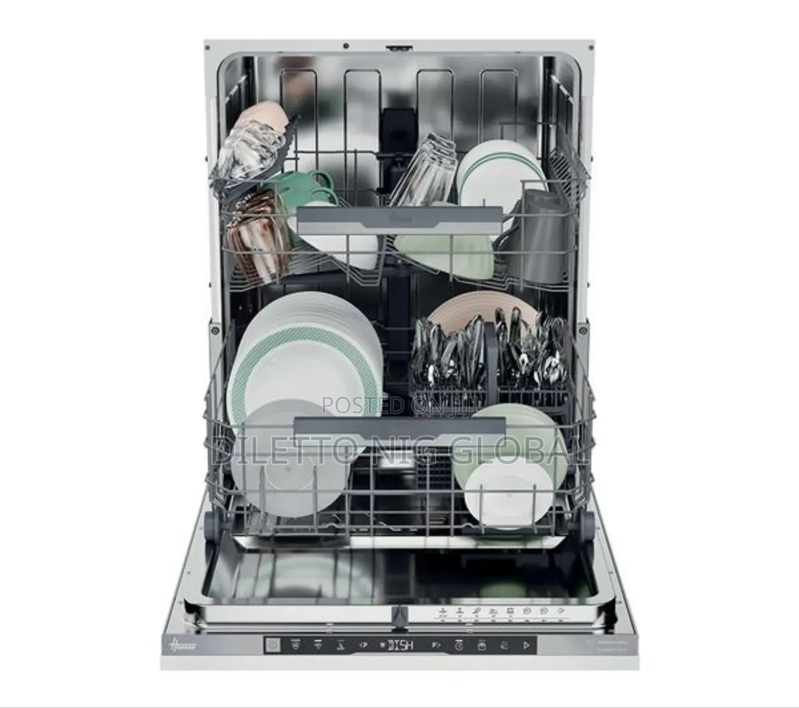 Hoover Fully Integrated Wifi-Enabled Dishwasher