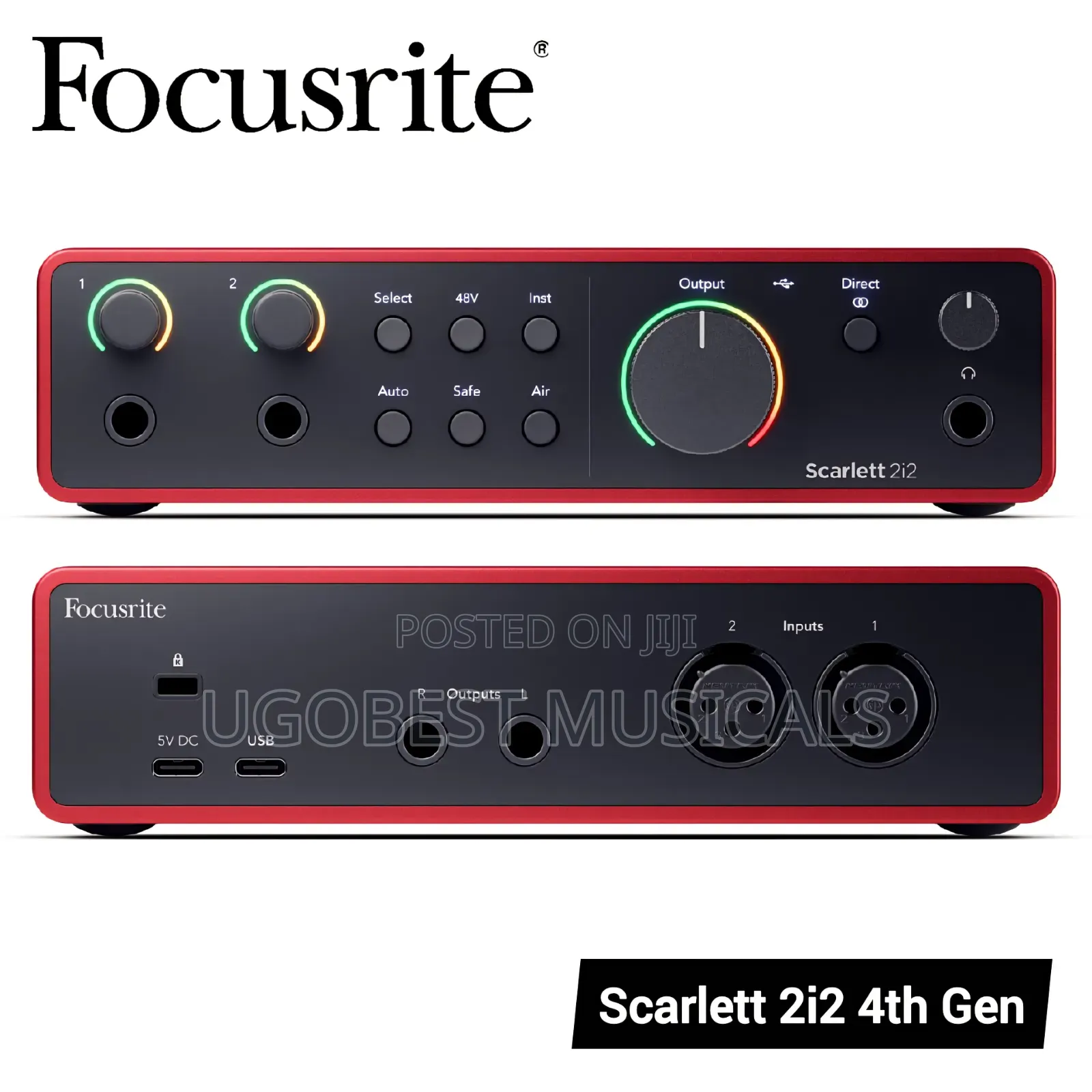 Focusrite Scarlett 2i2 4th Generation | Usb Audio Interface