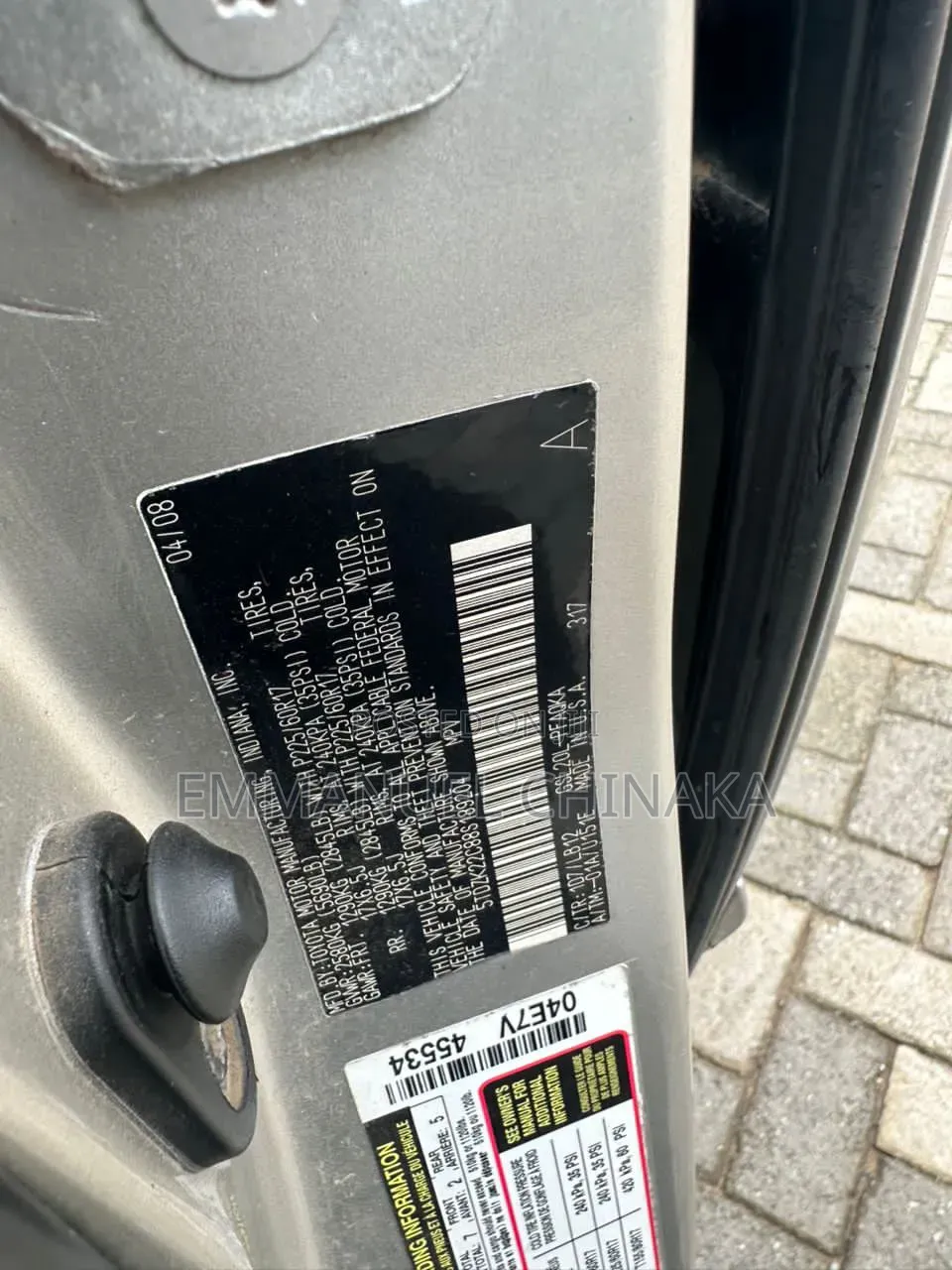 Toyota Sienna 2008 Silver