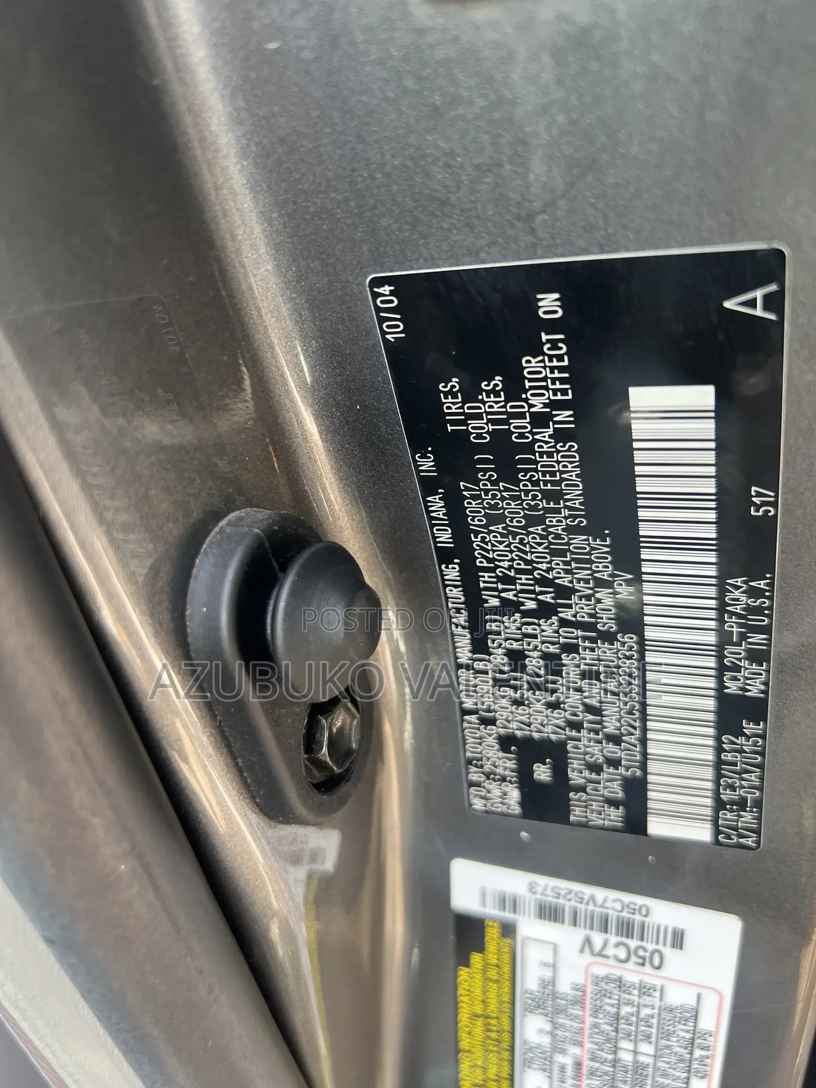 Toyota Sienna XLE 7 Passenger 2010 Gray