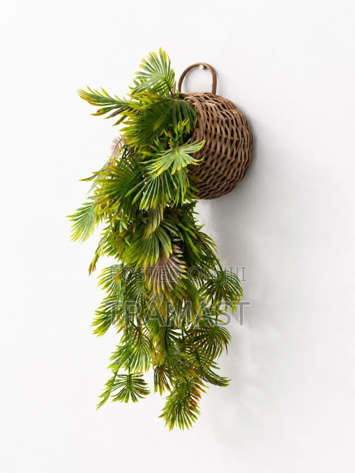 Dropping Vines Hanging Basket (Rattan Basket) - 55cm
