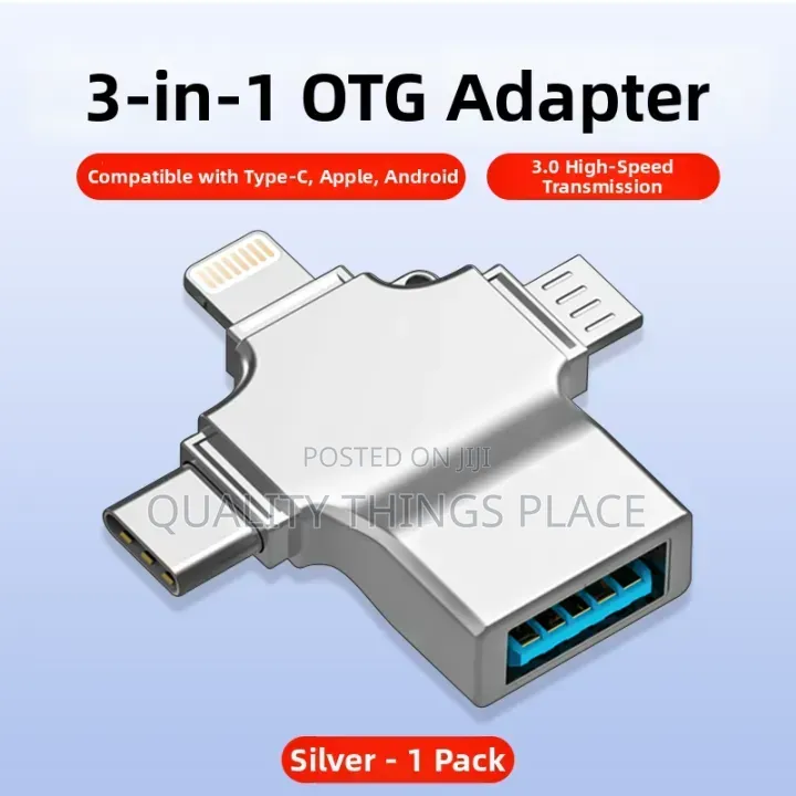 3 in 1 Usb Adapter