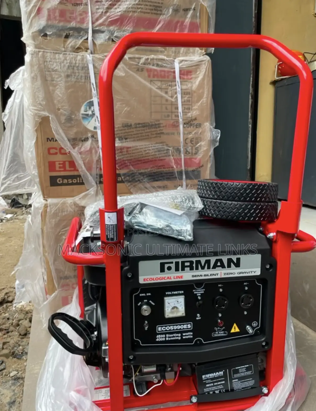Firman 4.5kva Generator 100%Copper Coil With Warranty