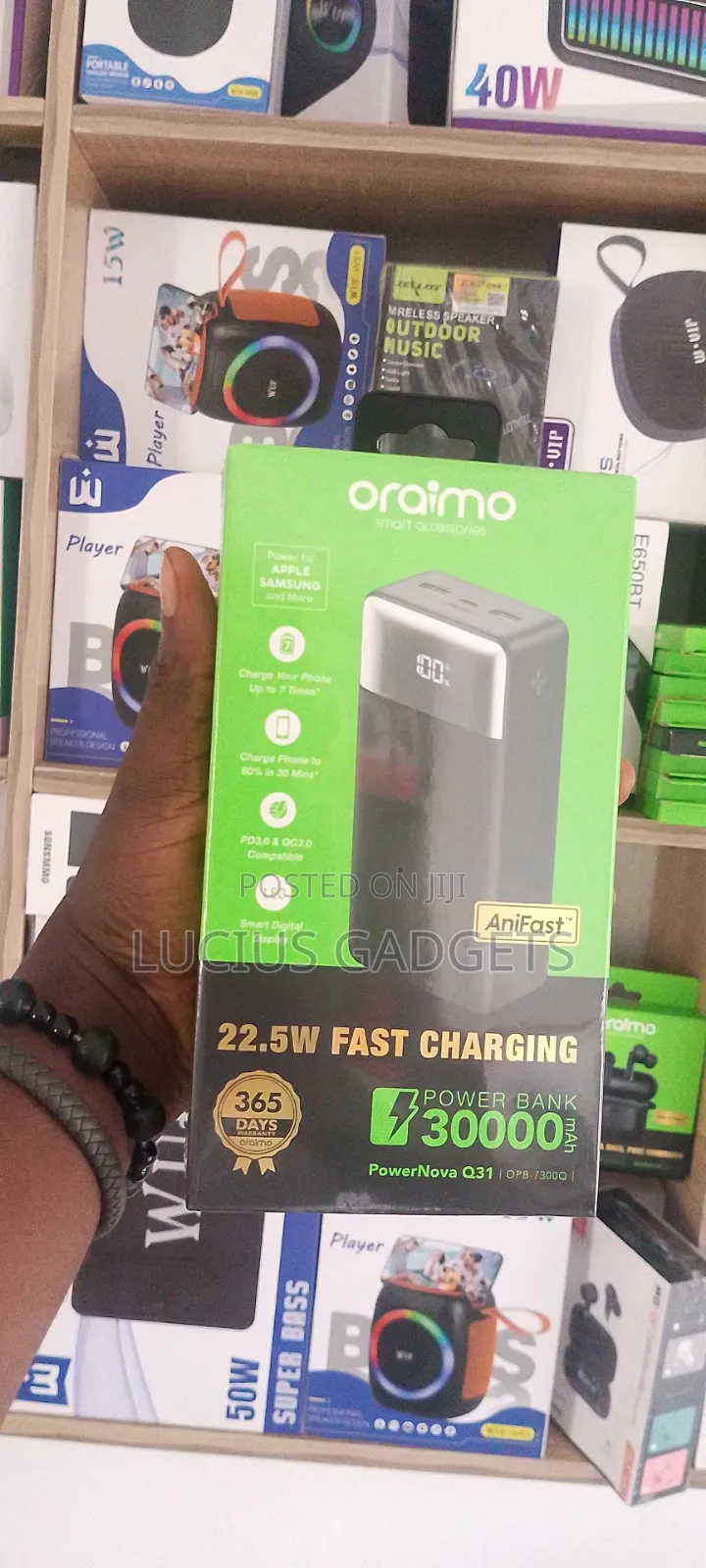 Oraimo 30,000mah Power Bank (30000)