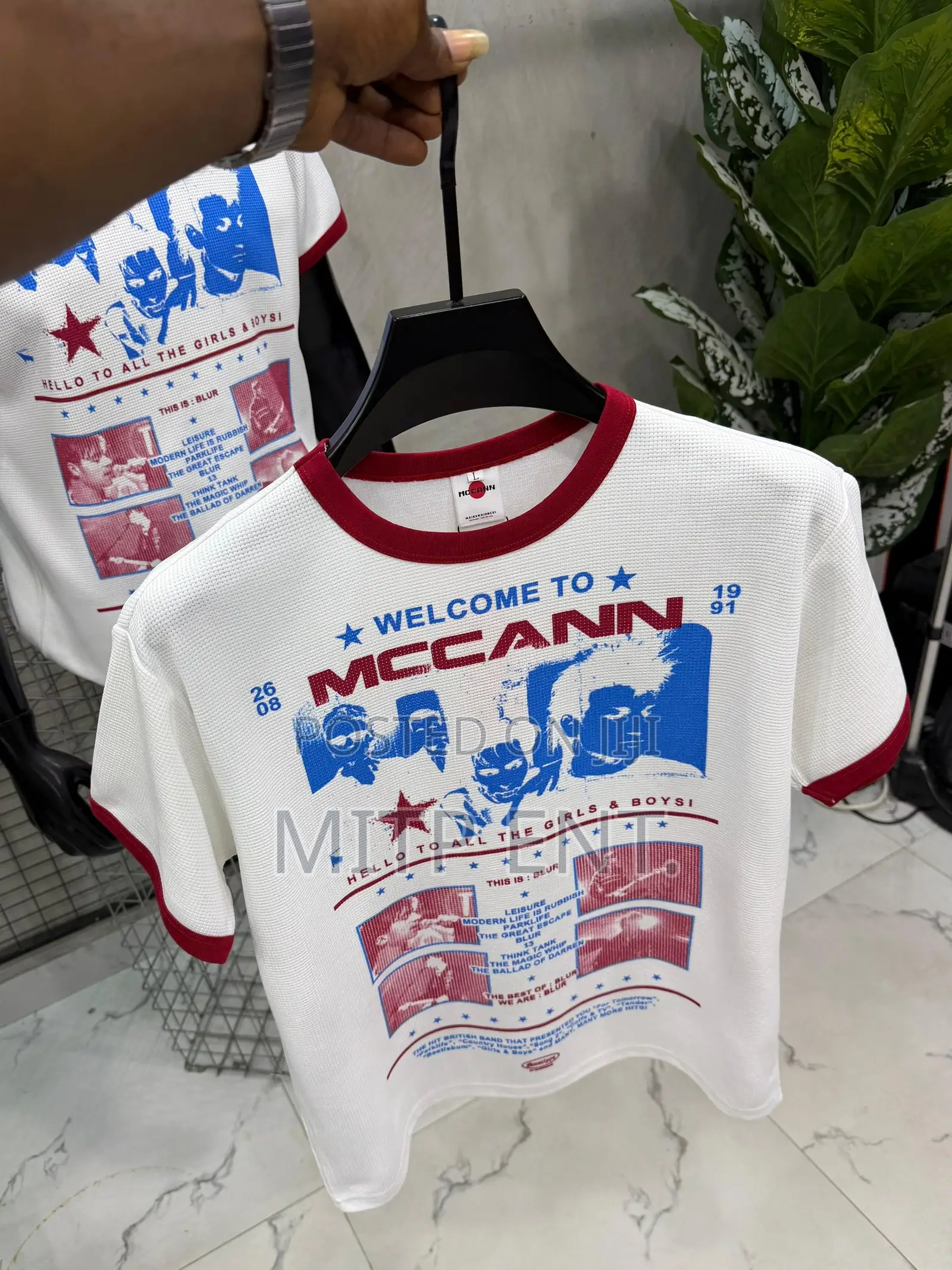 Men Cropped Graphic Tees