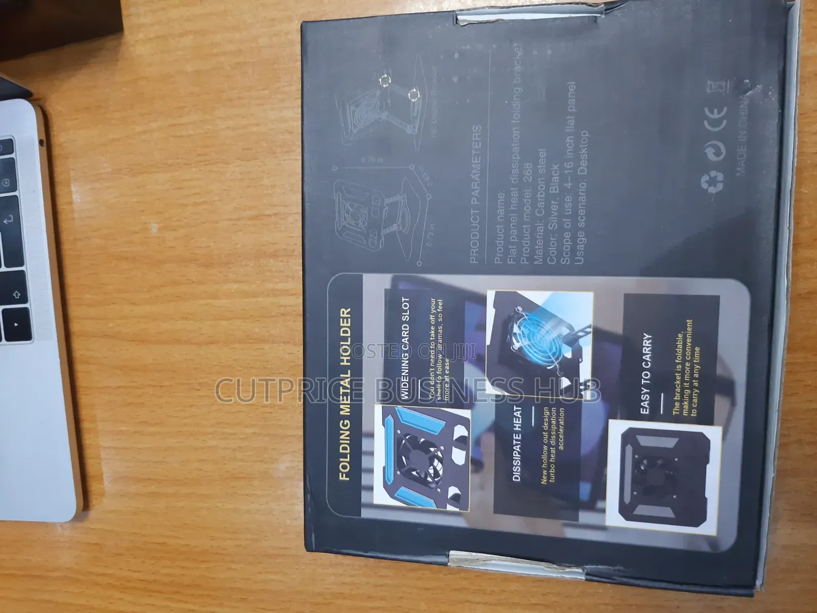 Laptop Stand With Cooling Fan Rotatable 360