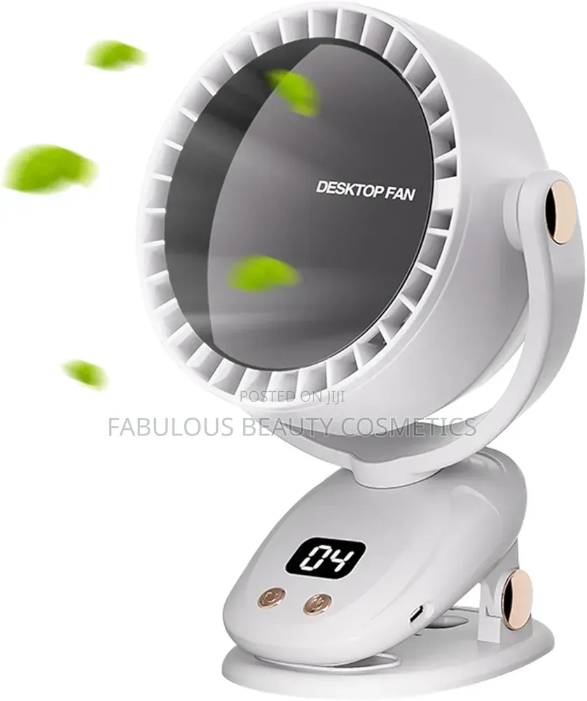 Generic Yangzhou Desk Fan, 6-Speed Small Personal Bladeless