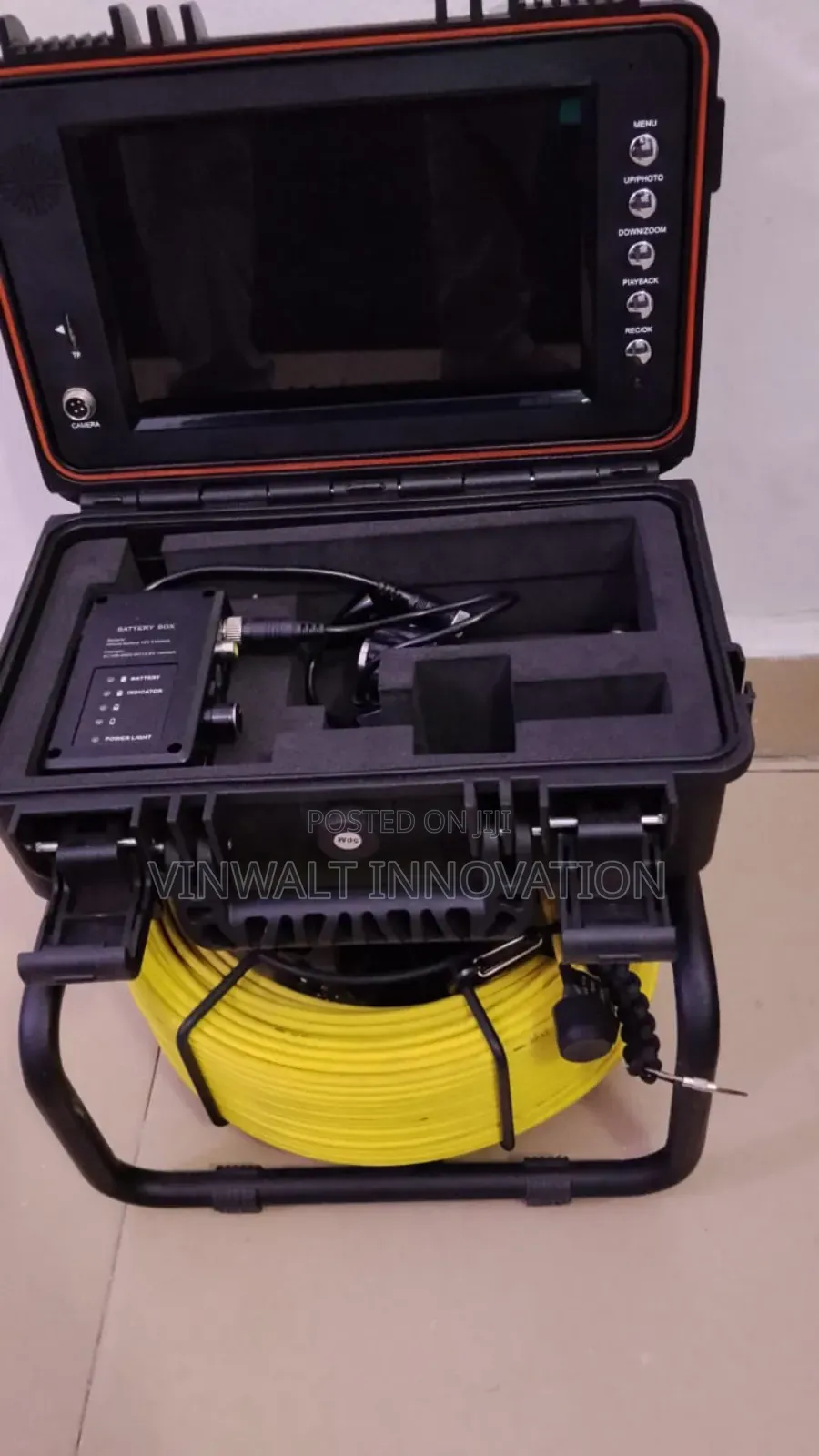Industrial Borescope Endoscope 50m Probe Length