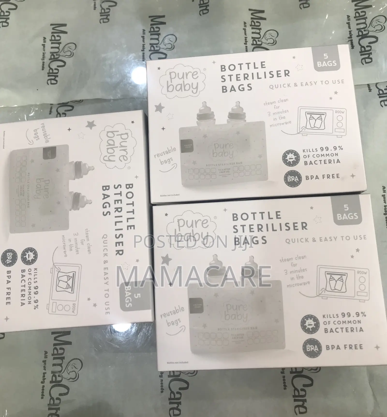 Pure Baby Bottle Steriliser Bags