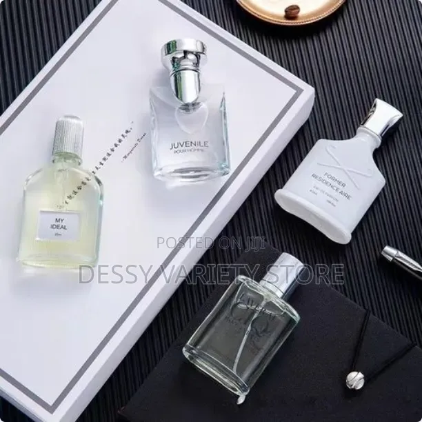 4pcs Men Perfumes Long Lasting Perfume Set Fragrances Deodorants Gift