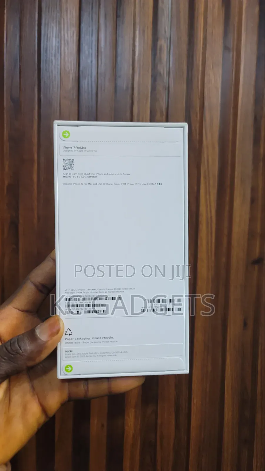 New Apple iPhone 17 Pro Max 256 GB Orange