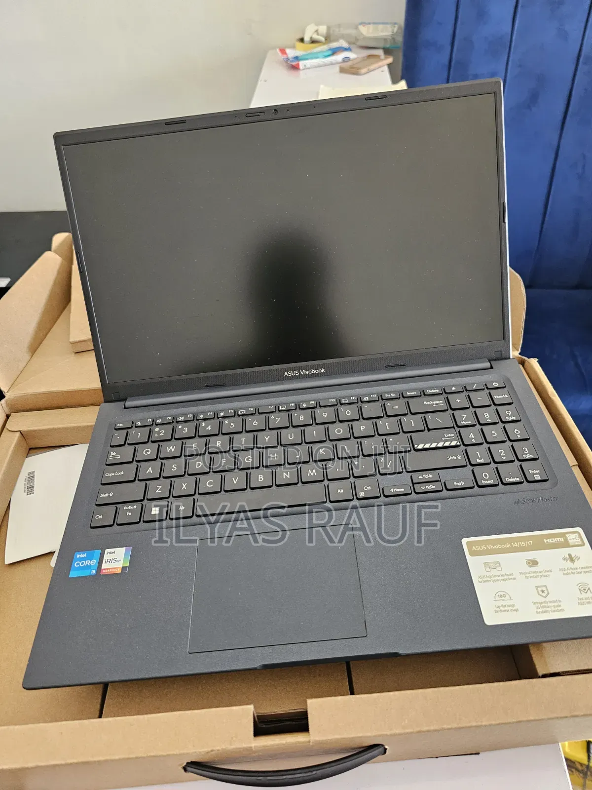 New Laptop Asus Vivobook 15 16GB Intel Core i5 SSD 512GB