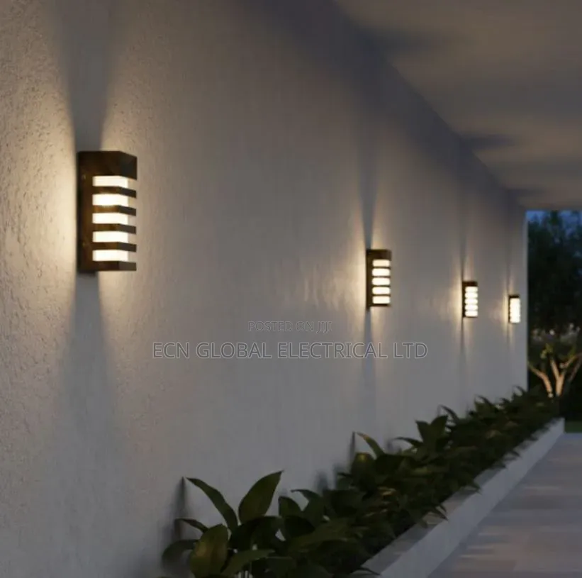 Durable Outdoor Wall Light K-73009-Gy– Modern Grey Fence/Corridor Lamp