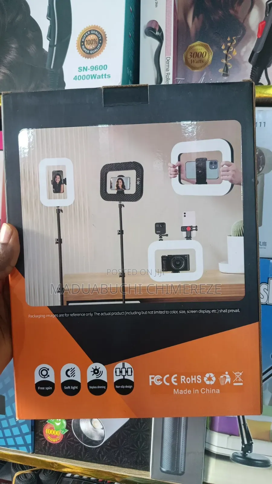 E-30 Mobile Phone Camera Fill Light | Rechargeable Led Selfie Video