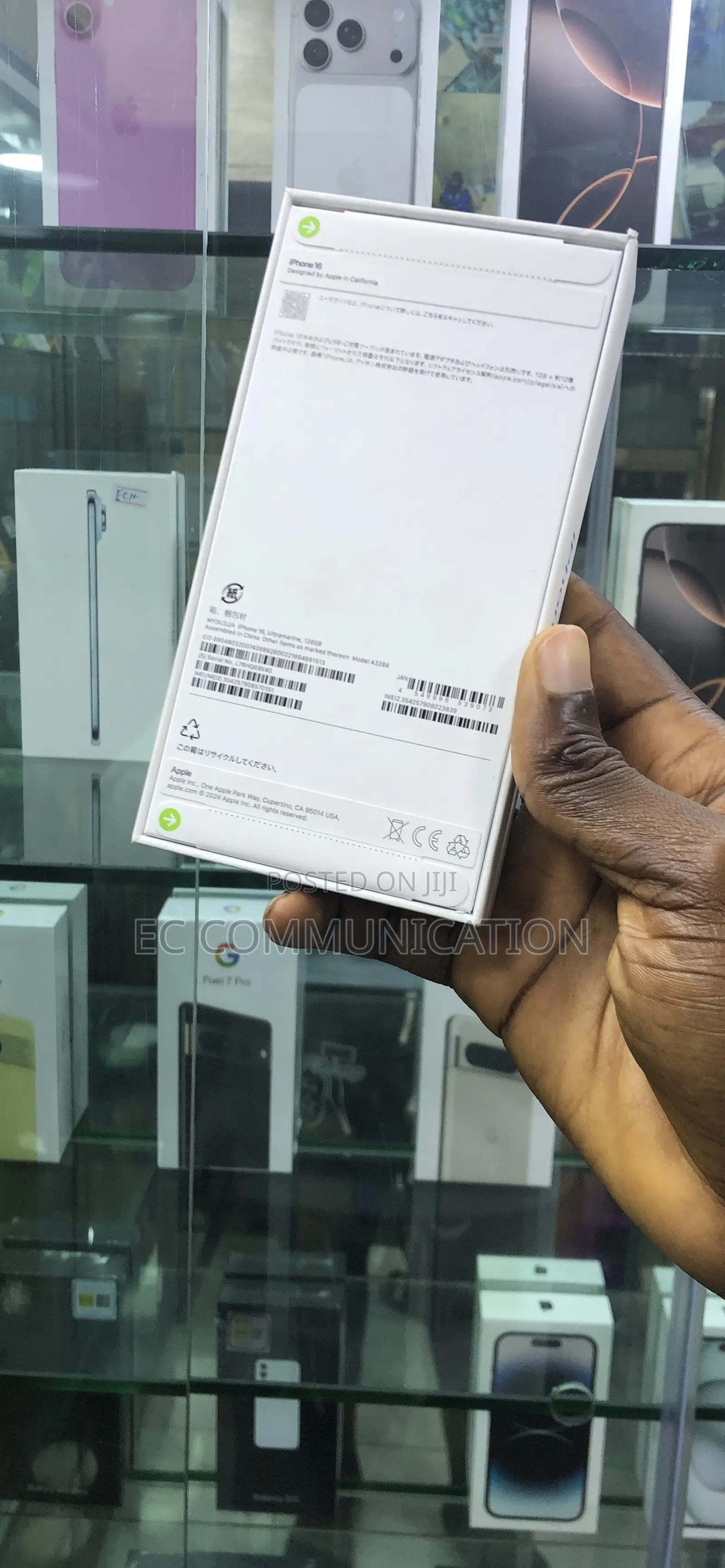 New Apple iPhone 16 128 GB Blue