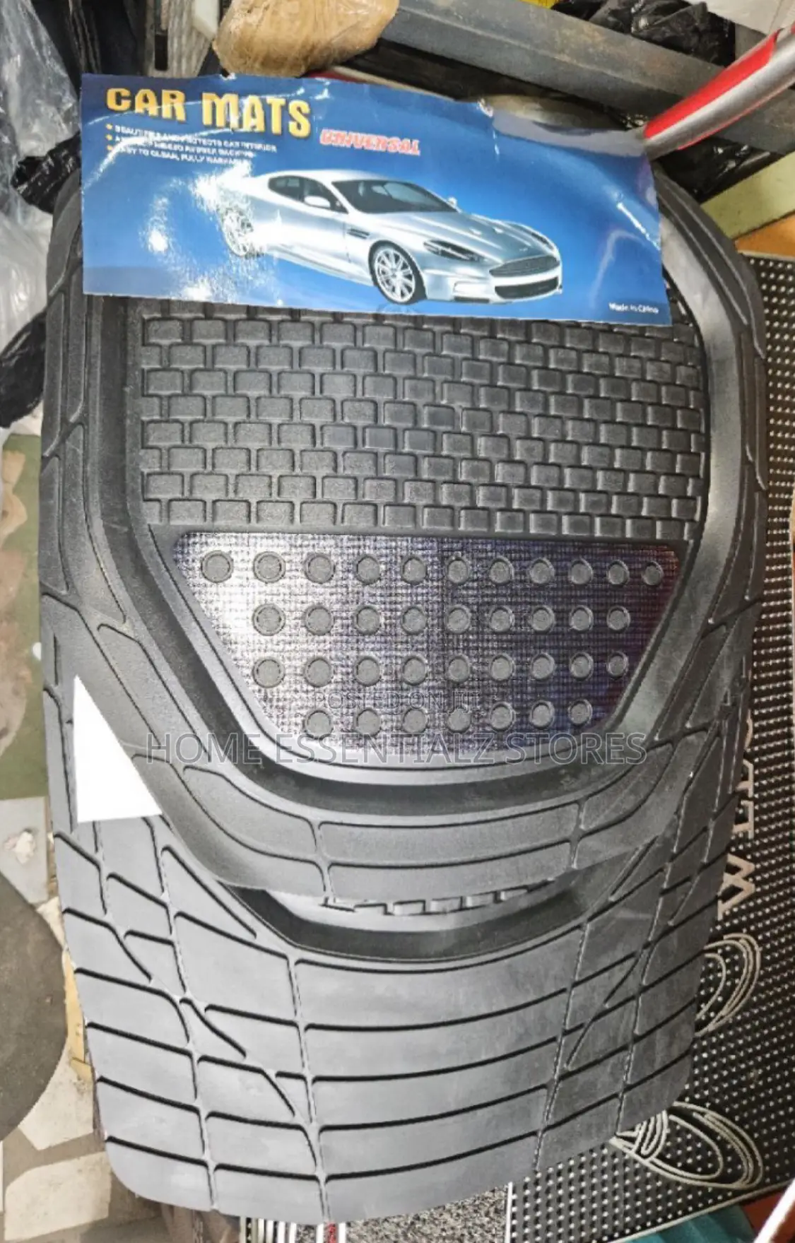 Universal Heavy Duty Rubber Car Mats - Waterproof Floor Car Mat Set