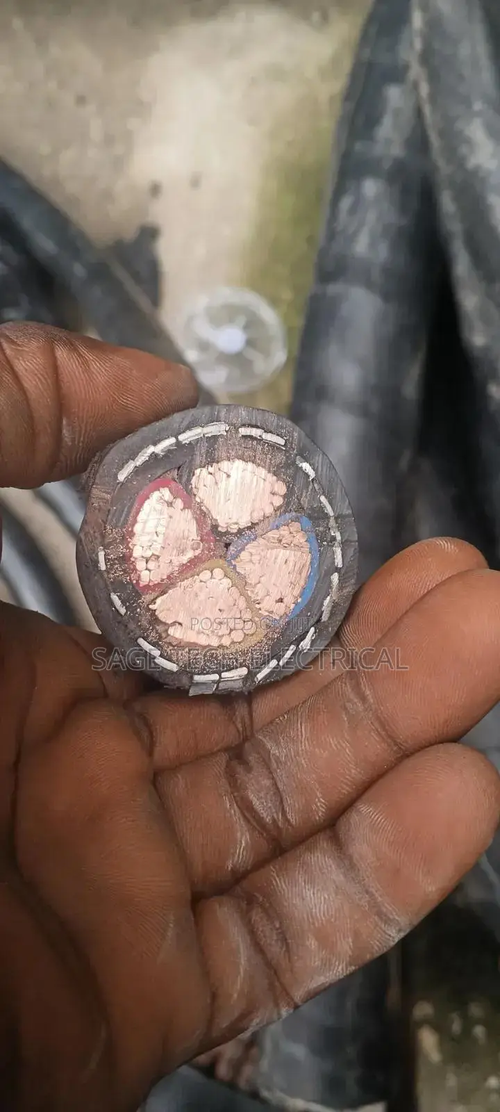 120mm 4core Kablmetal Flat Armoured Cable