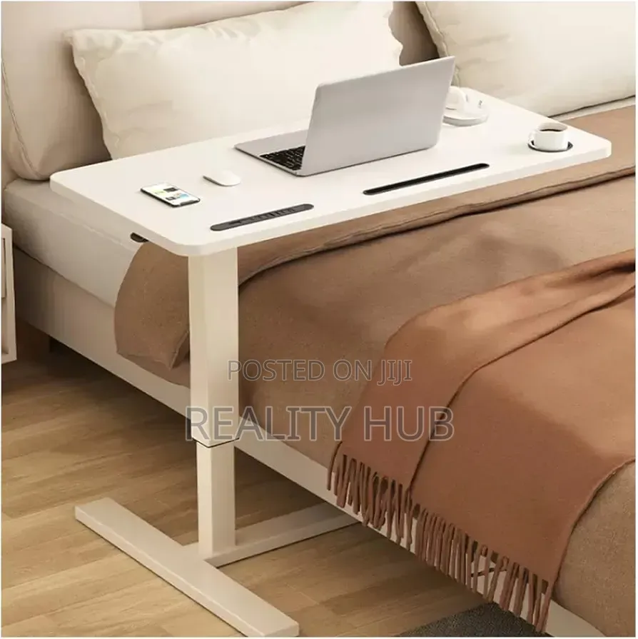 Laptop Table Desk Height Adjustable Laptop Table With Rotating Wheels
