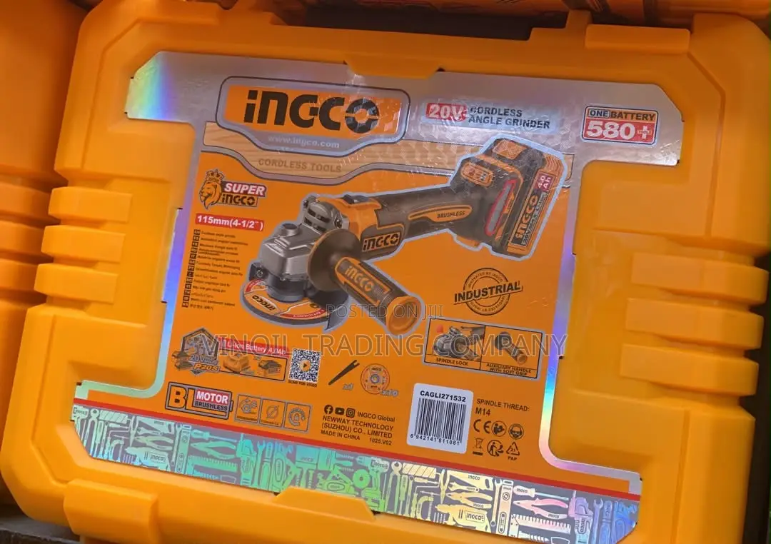 20v Cordless Angle Grinder
