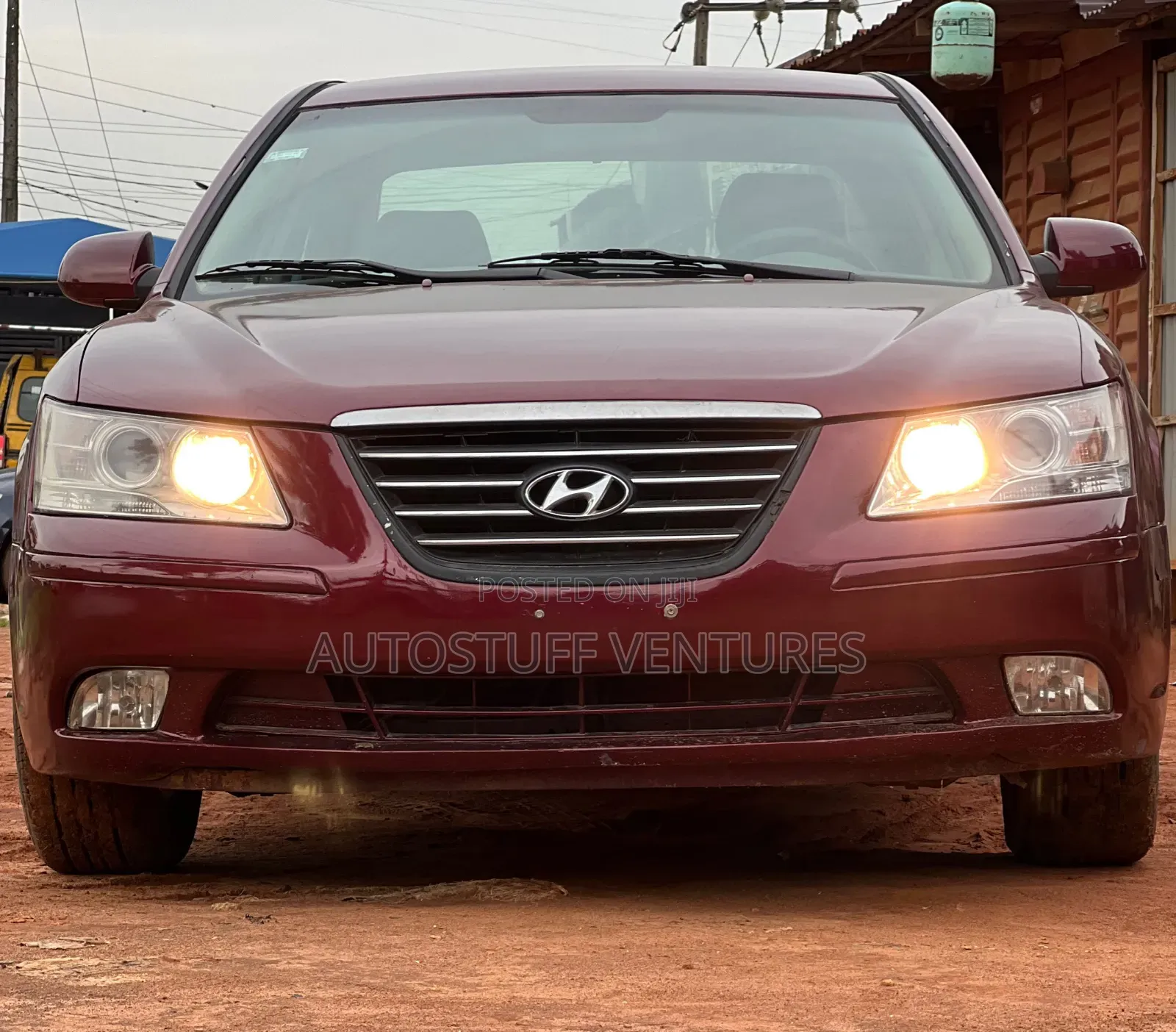 Hyundai Sonata 2009 Red
