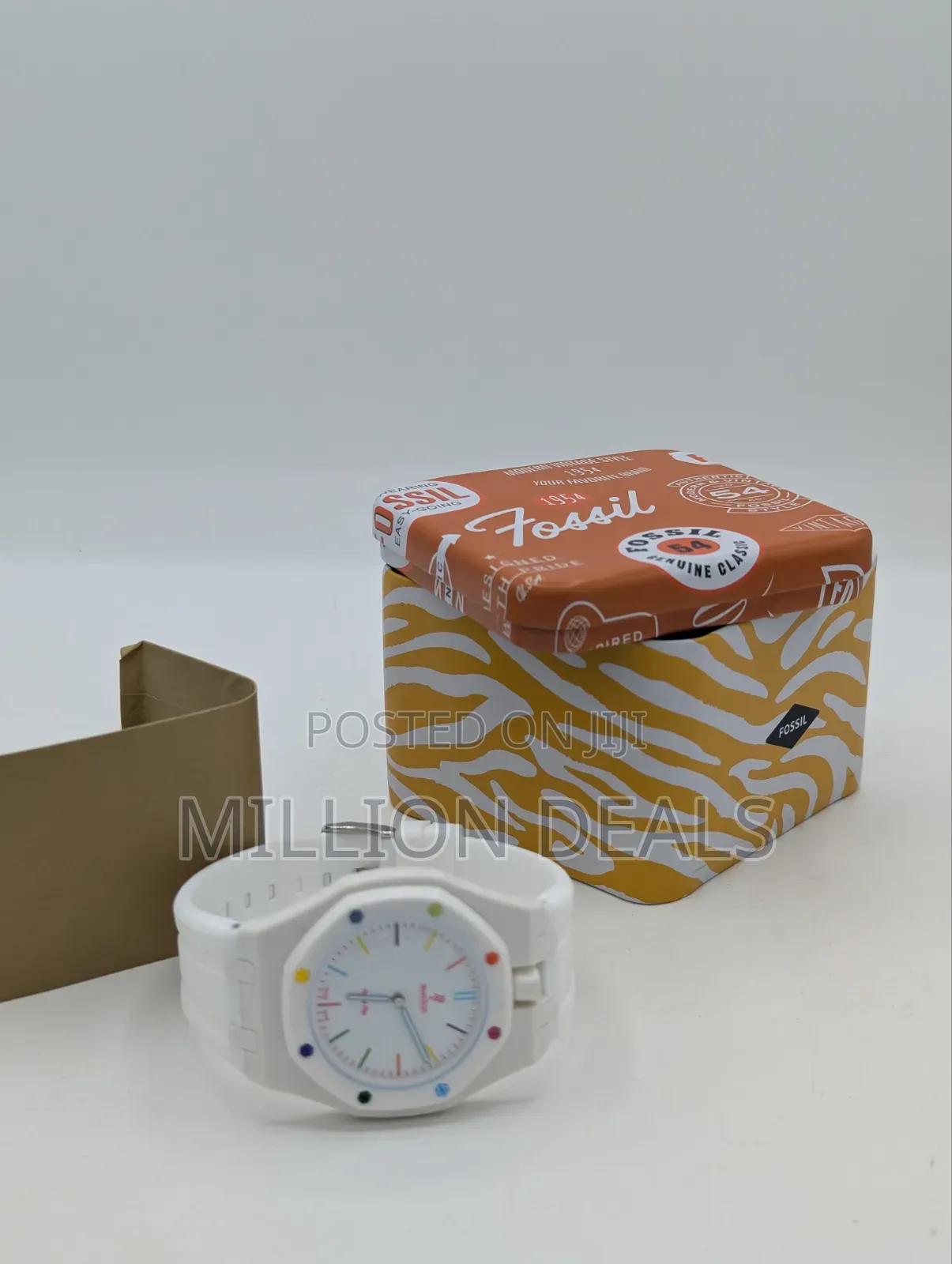 Waterproof Rubber Strap Ap X Swatch Men's Wrist Watch White