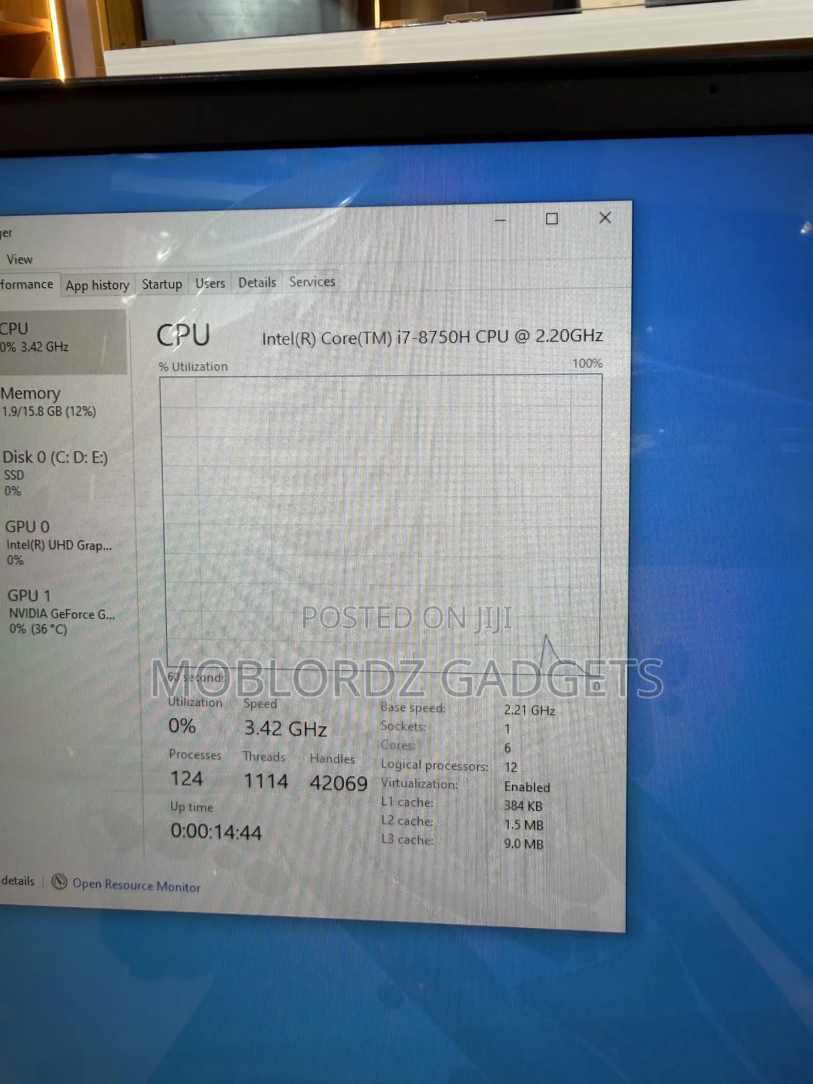 Laptop HP Omen 15 16GB Intel Core i7 SSD 512GB