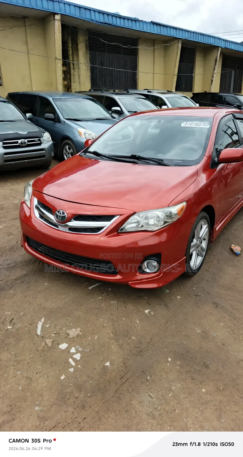 Toyota Corolla 2013 Red