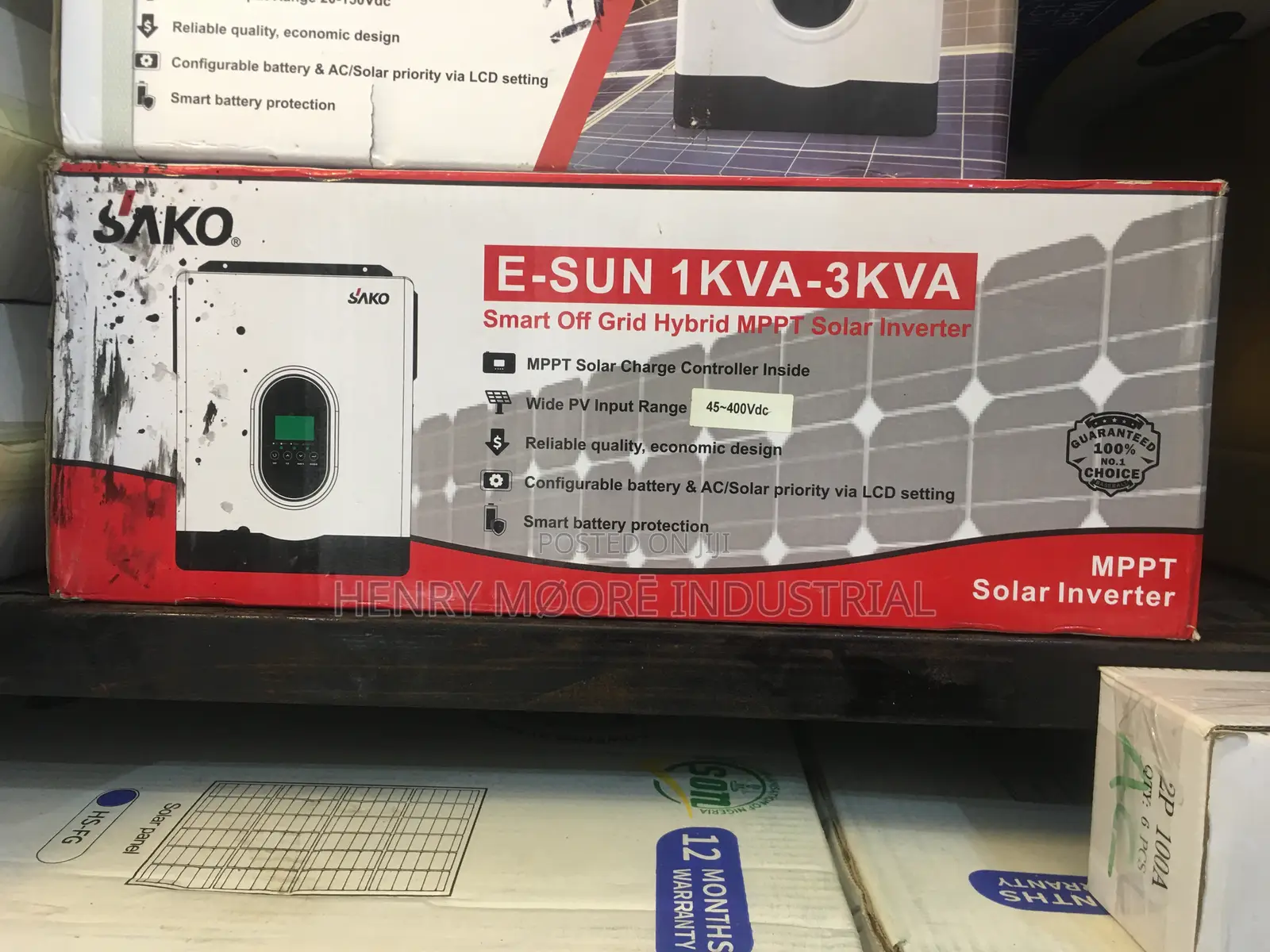 Sako 2kva 12v Solar Off-Grid Hybrid Inverter E-Sun