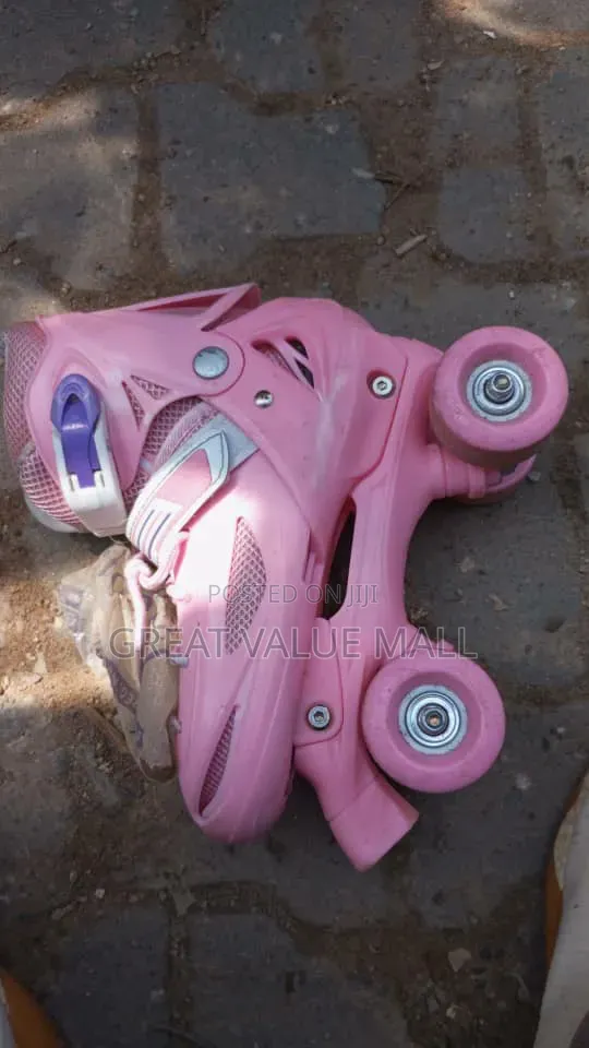 Pink Adjustable Inline Skates