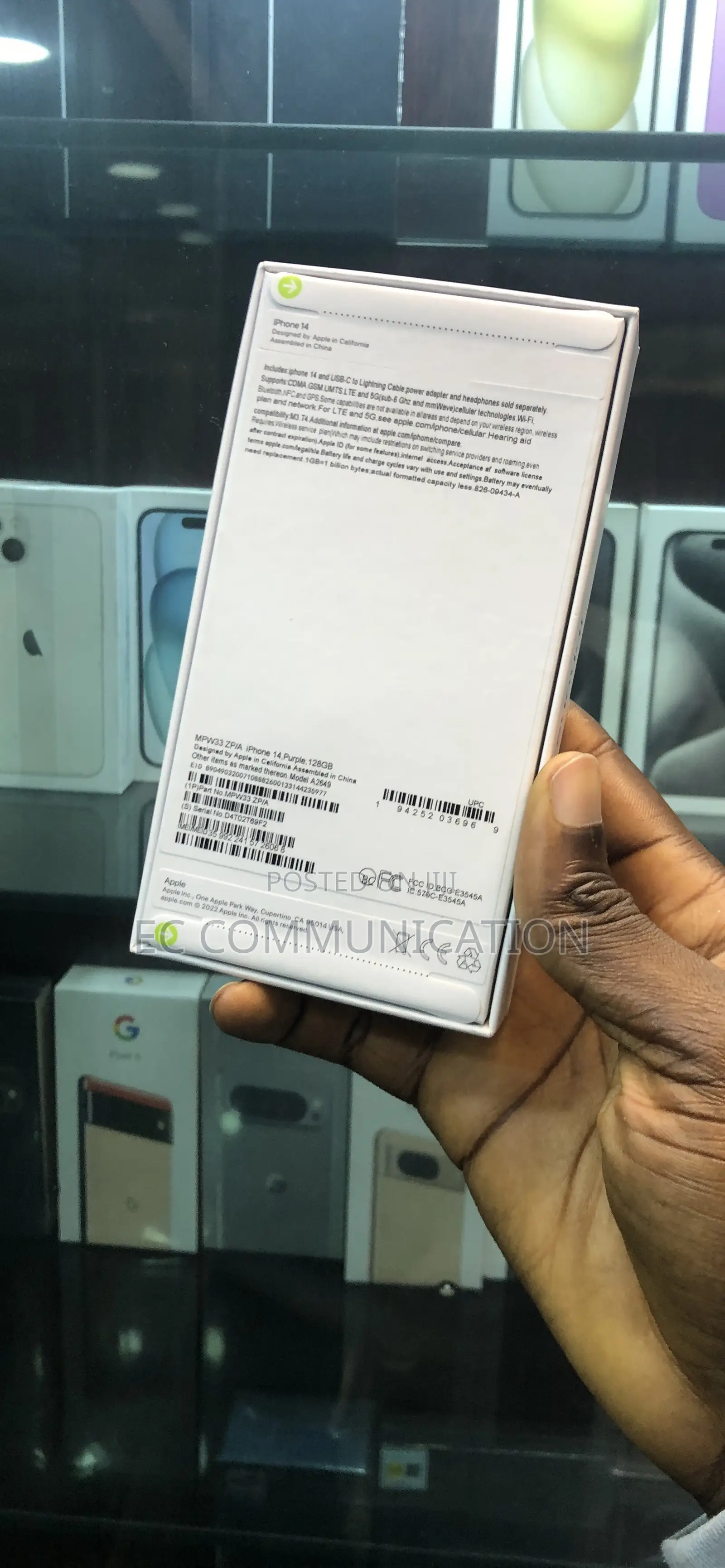 New Apple iPhone 14 128 GB Purple