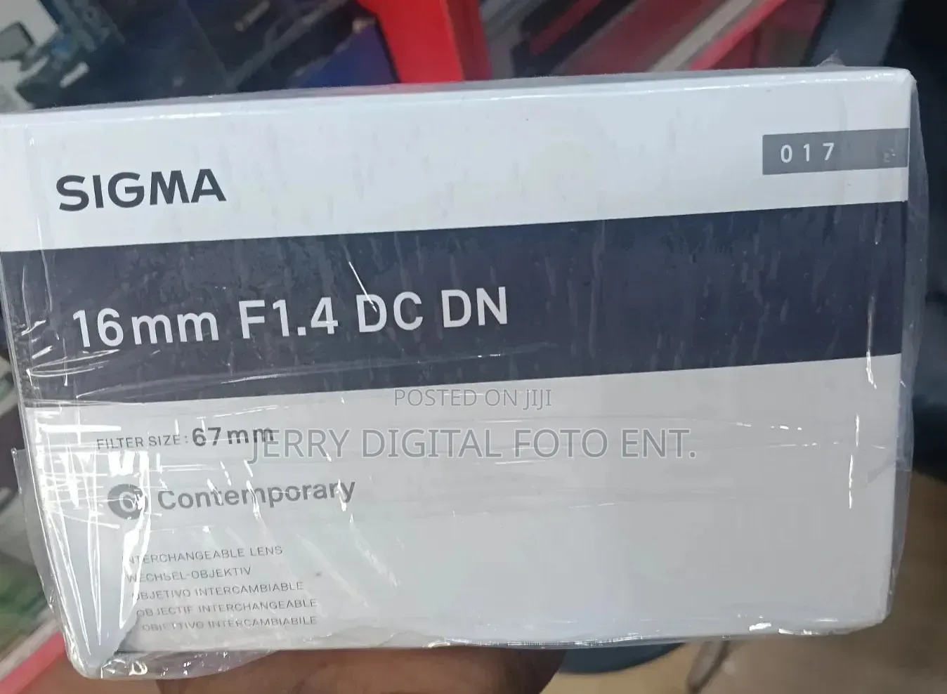 Sigma Lens 16mm for Sony