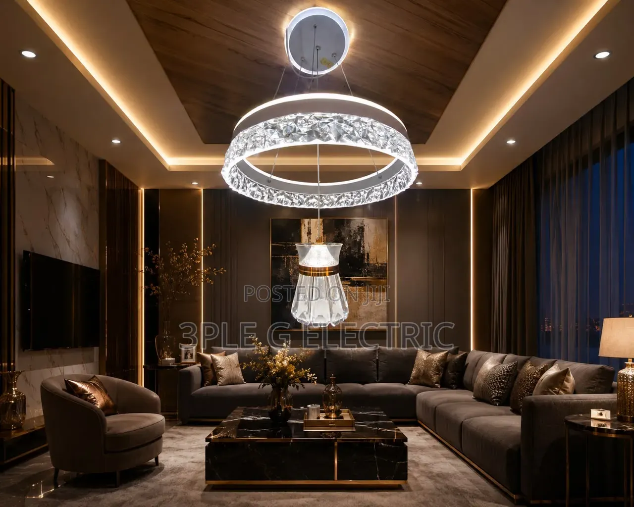Dropping Pendant Light
