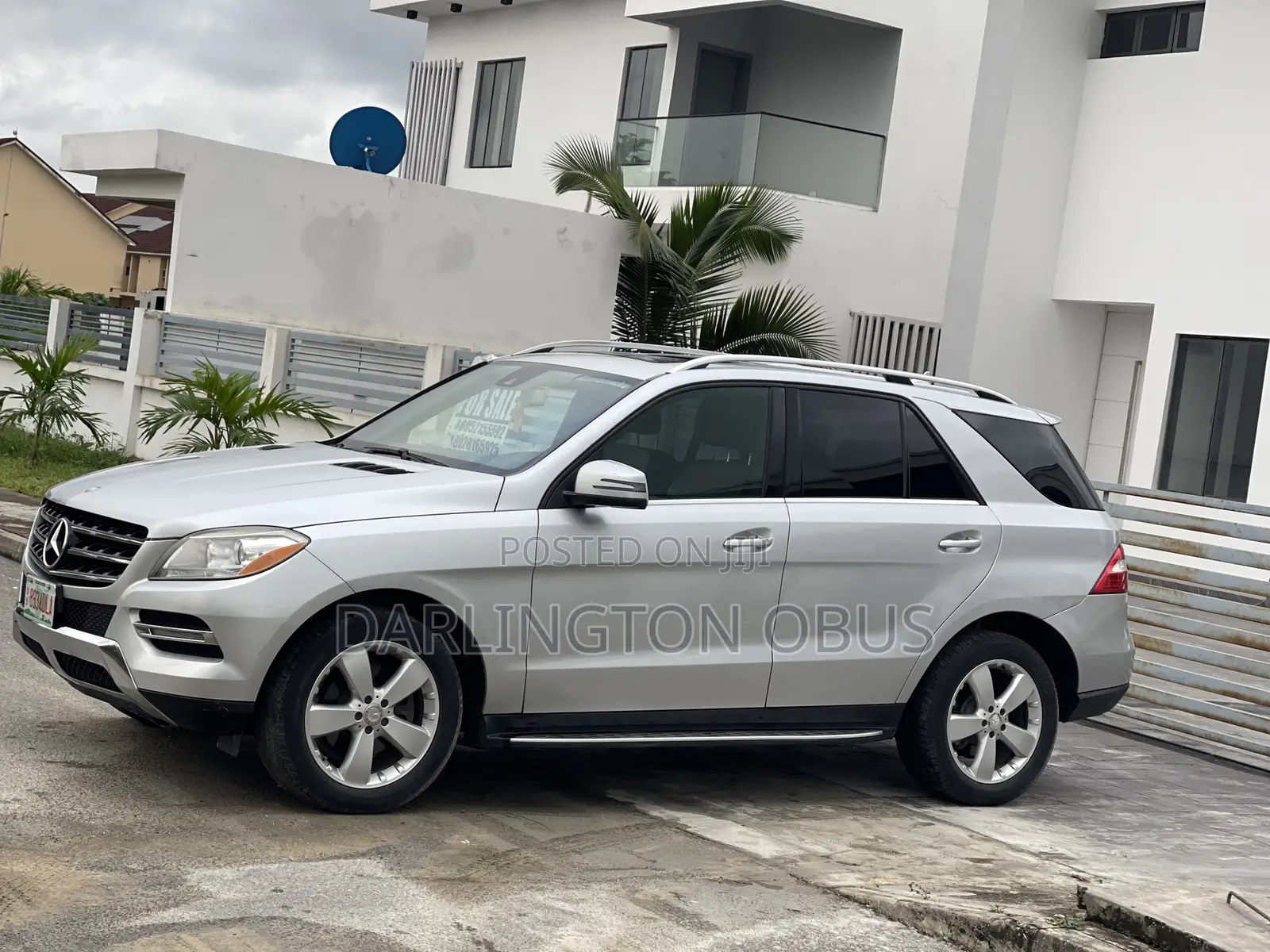 Mercedes-Benz M Class ML350 4MATIC 4dr SUV AWD (3.5L 6cyl 7A) 2014 Silver