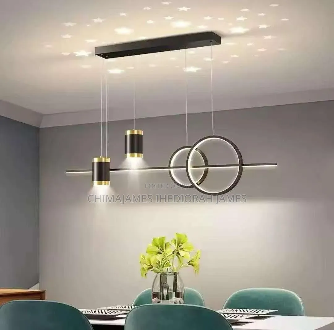 Modern Long Strip Bar Cafe Table Chandelier Home Decor Living Room Lig