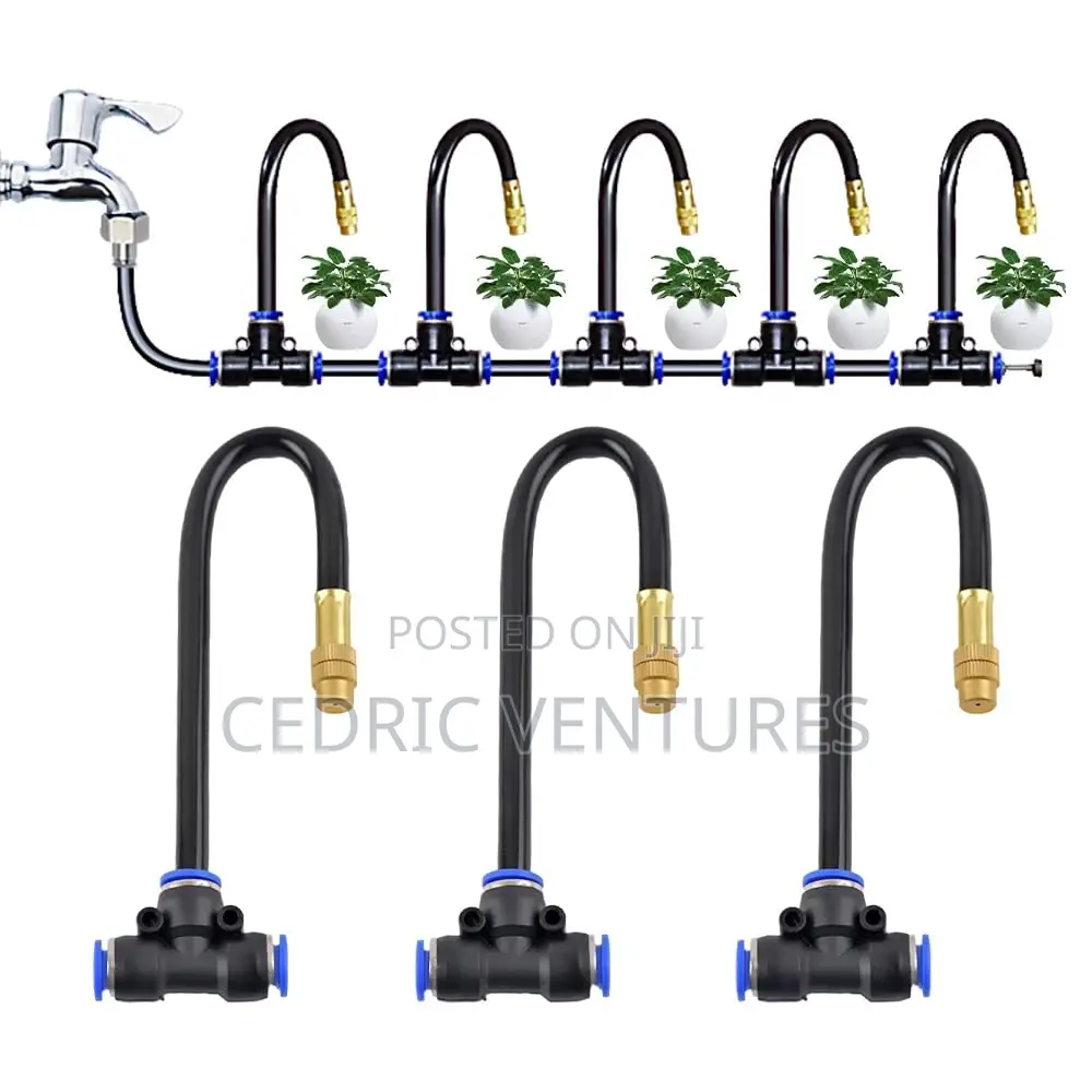 Adjustable Drip Irrigation Copper Nozzle Watering Garden Plants
