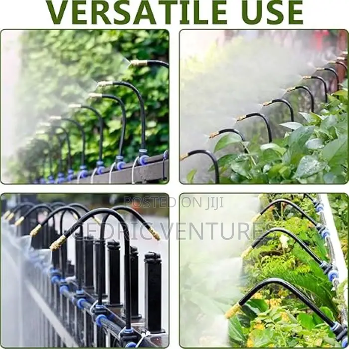 Adjustable Drip Irrigation Copper Nozzle Watering Garden Plants