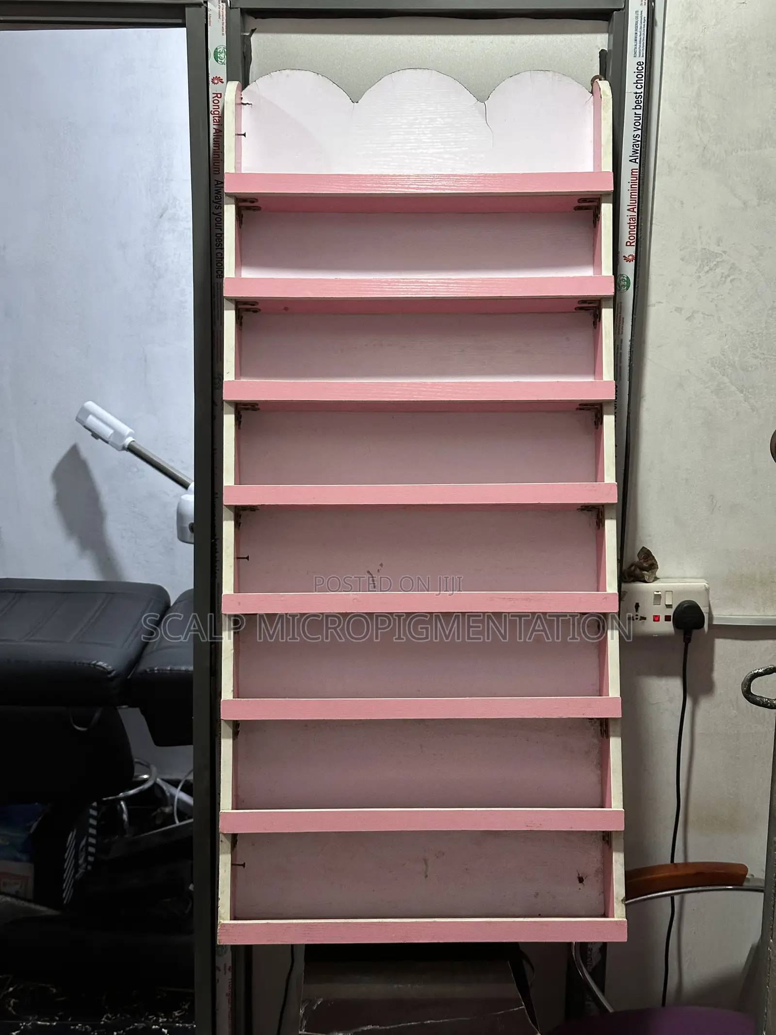 Nail Polish Rack Wall Mount (Hdf Plywood)