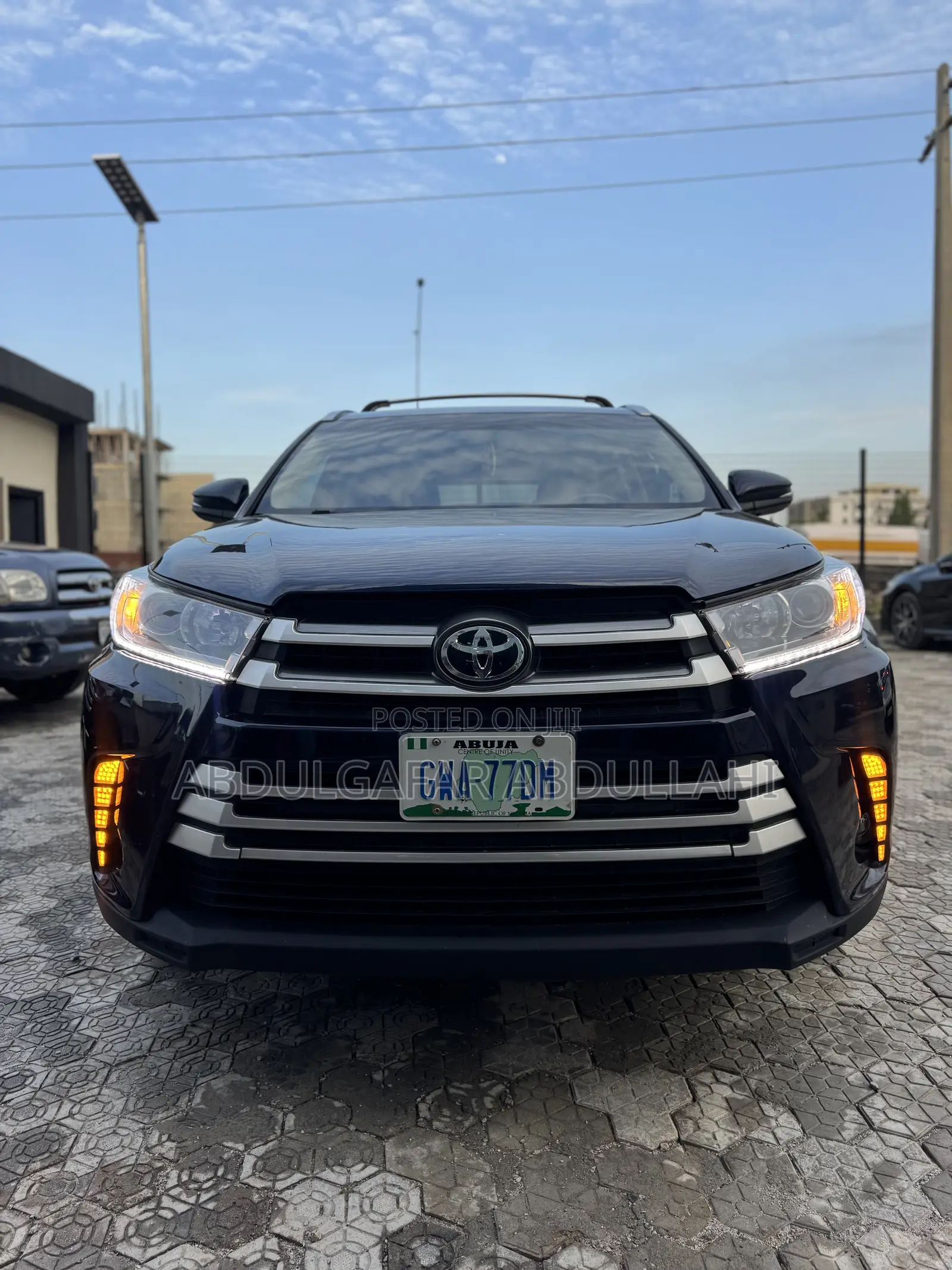 Toyota Highlander Limited 4x2 V6 (3.5L 6cyl 8A) 2017 Black