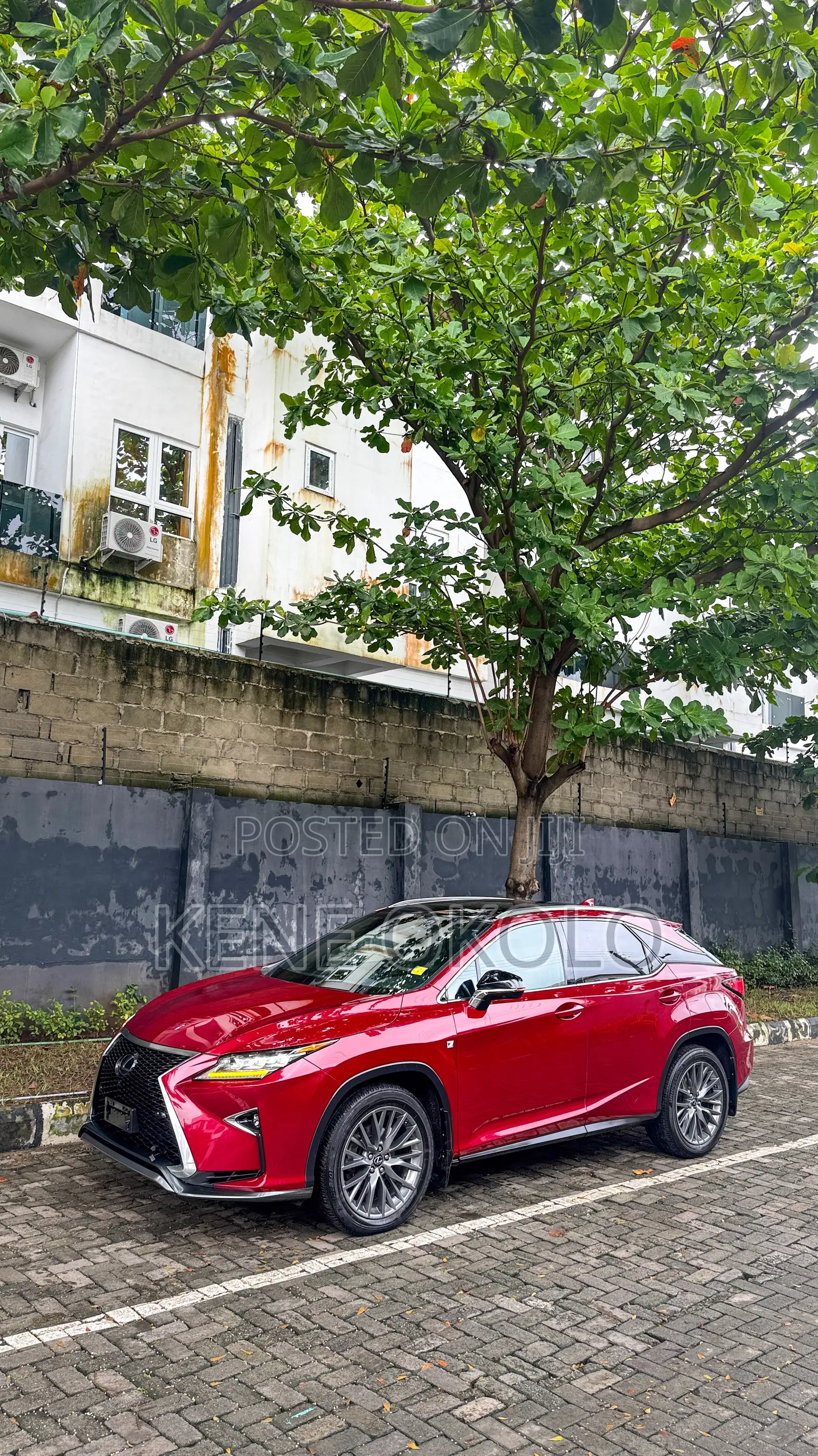 Lexus RX 350 F Sport AWD 2016 Red