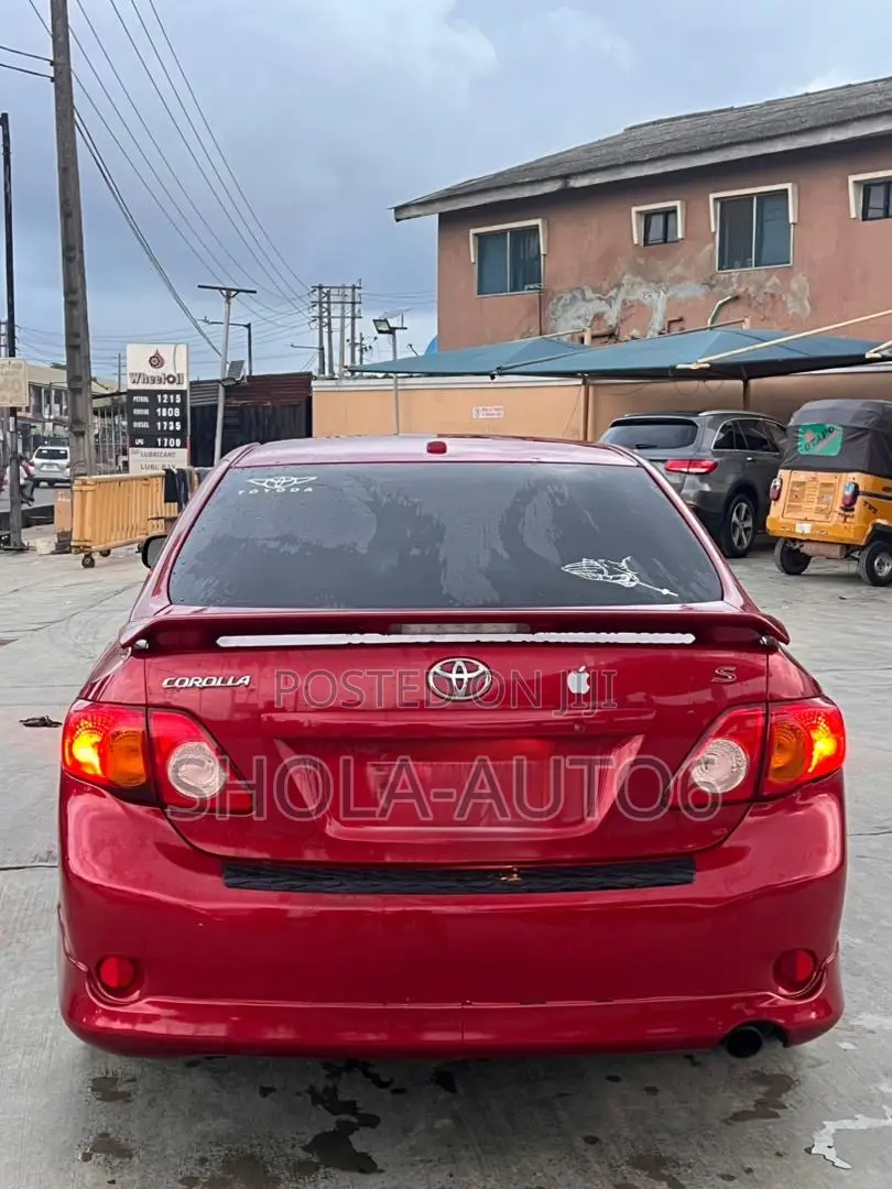 Toyota Corolla S 4dr Sedan (1.8L 4cyl 4A) 2010 Red