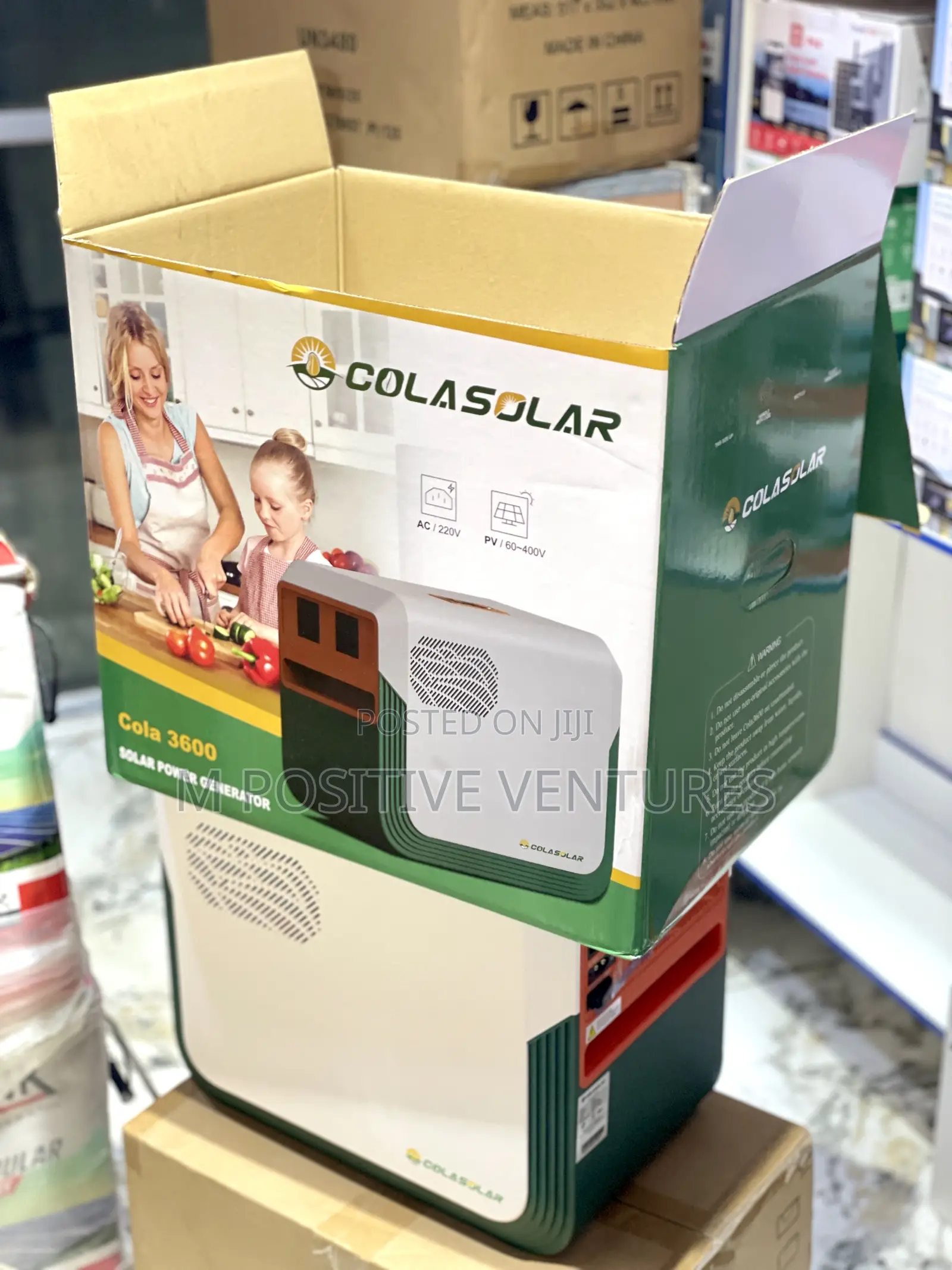 3600 Cola Solar Generator