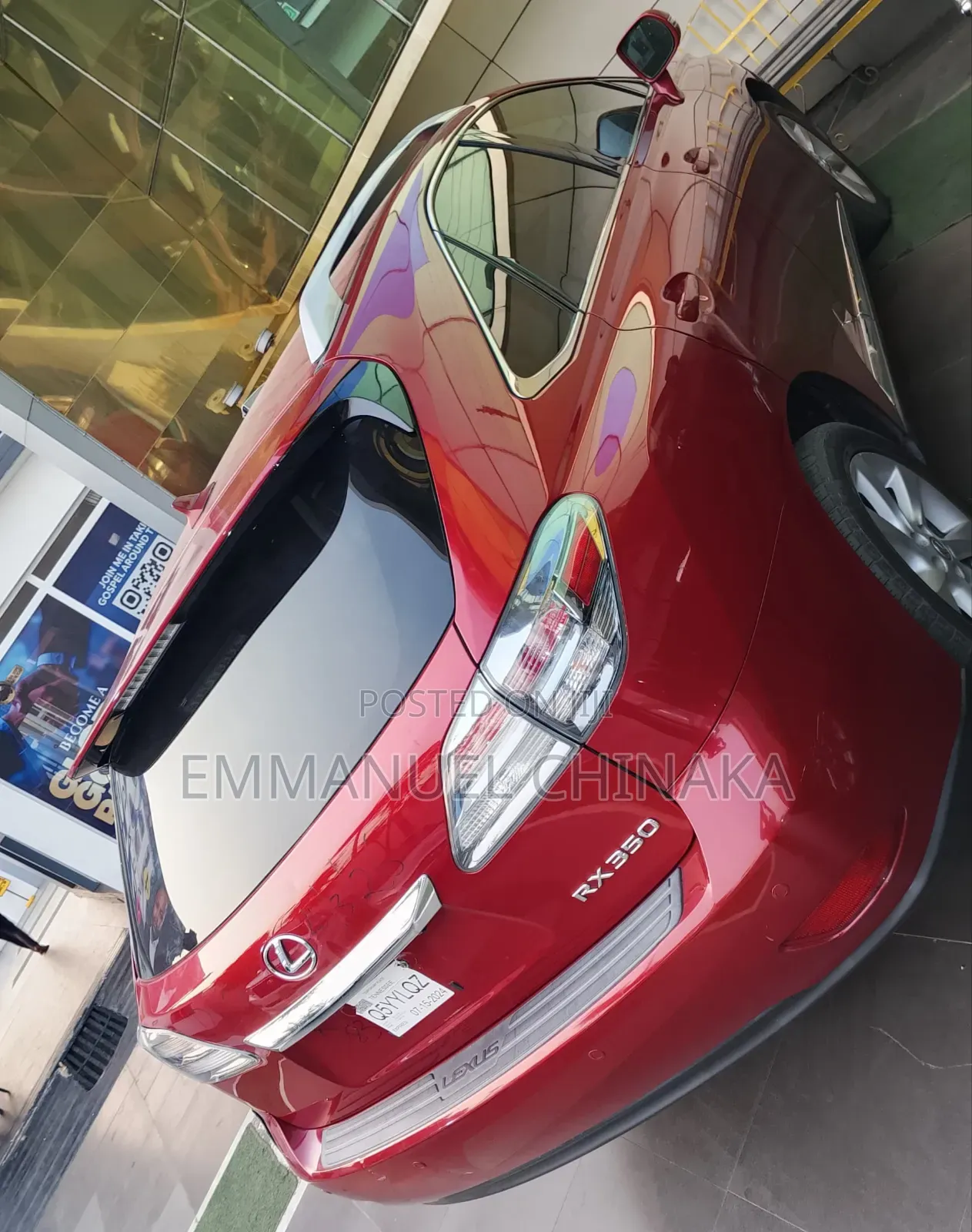 Lexus RX 2012 Red
