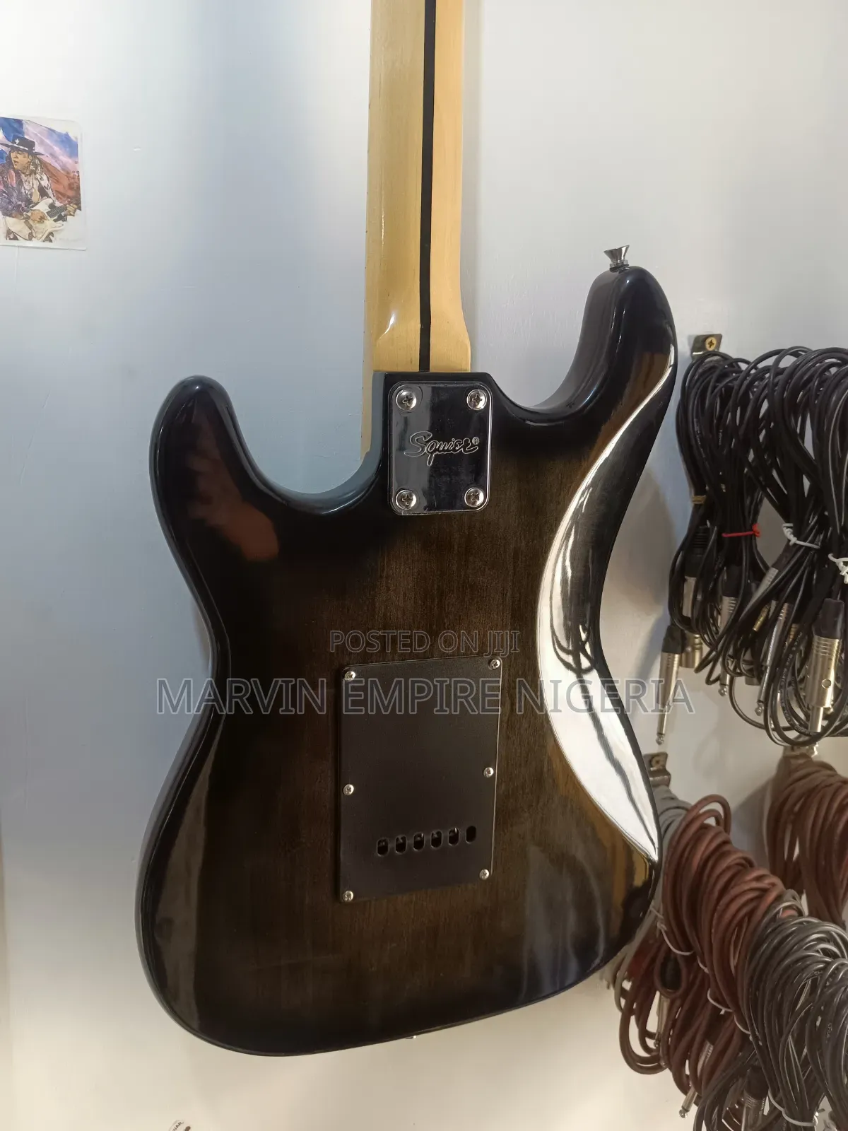 Squier Affinity Stratocaster Black Burst Lead Guitar