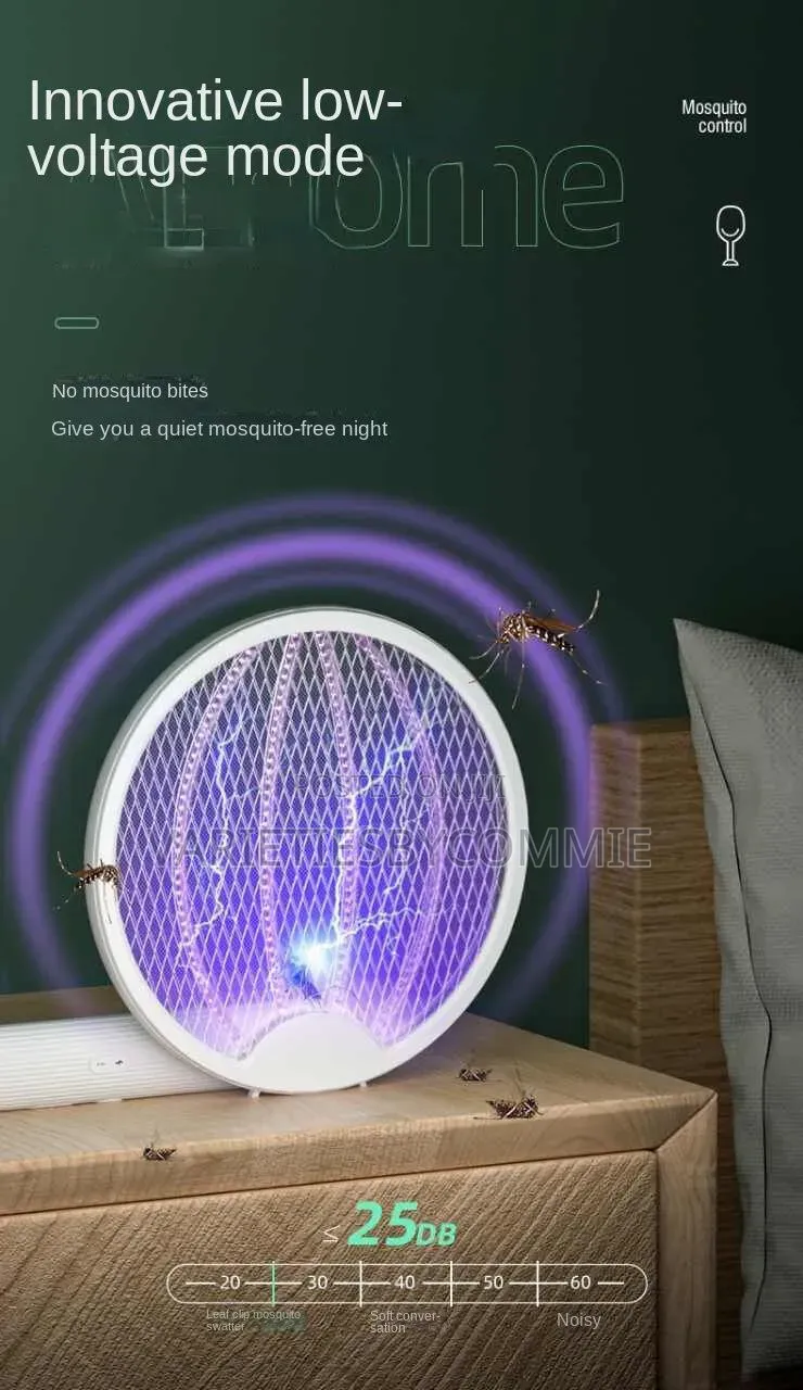 Foldable Automatic Rechargeable Mosquito Swatter Killer