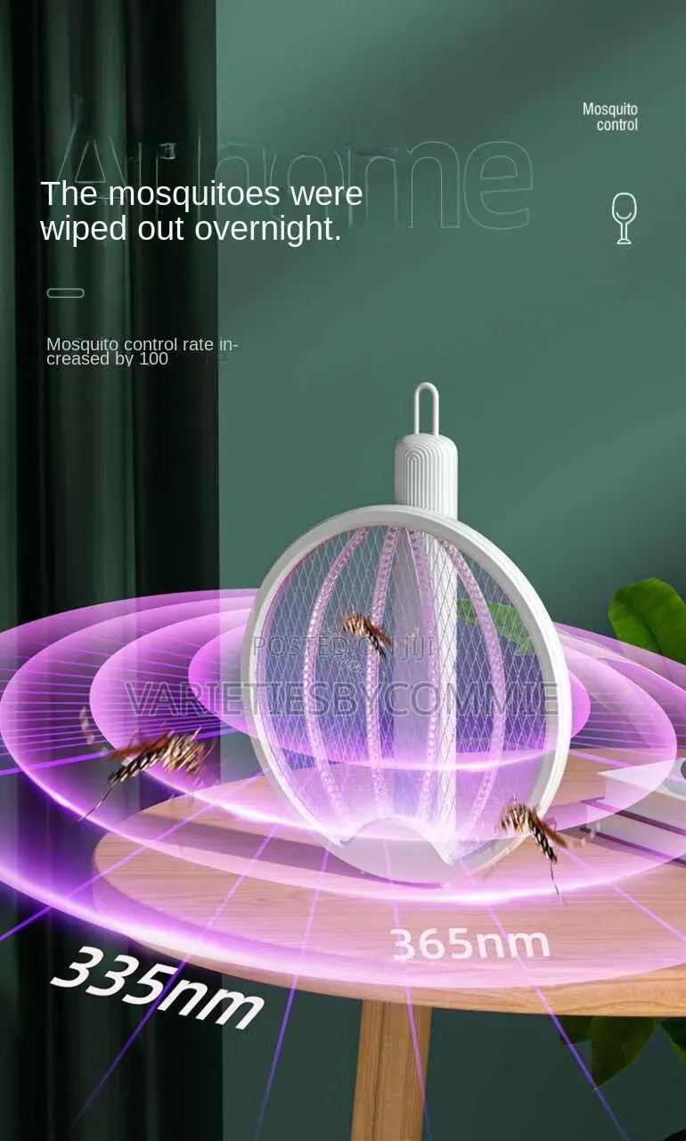 Foldable Automatic Rechargeable Mosquito Swatter Killer